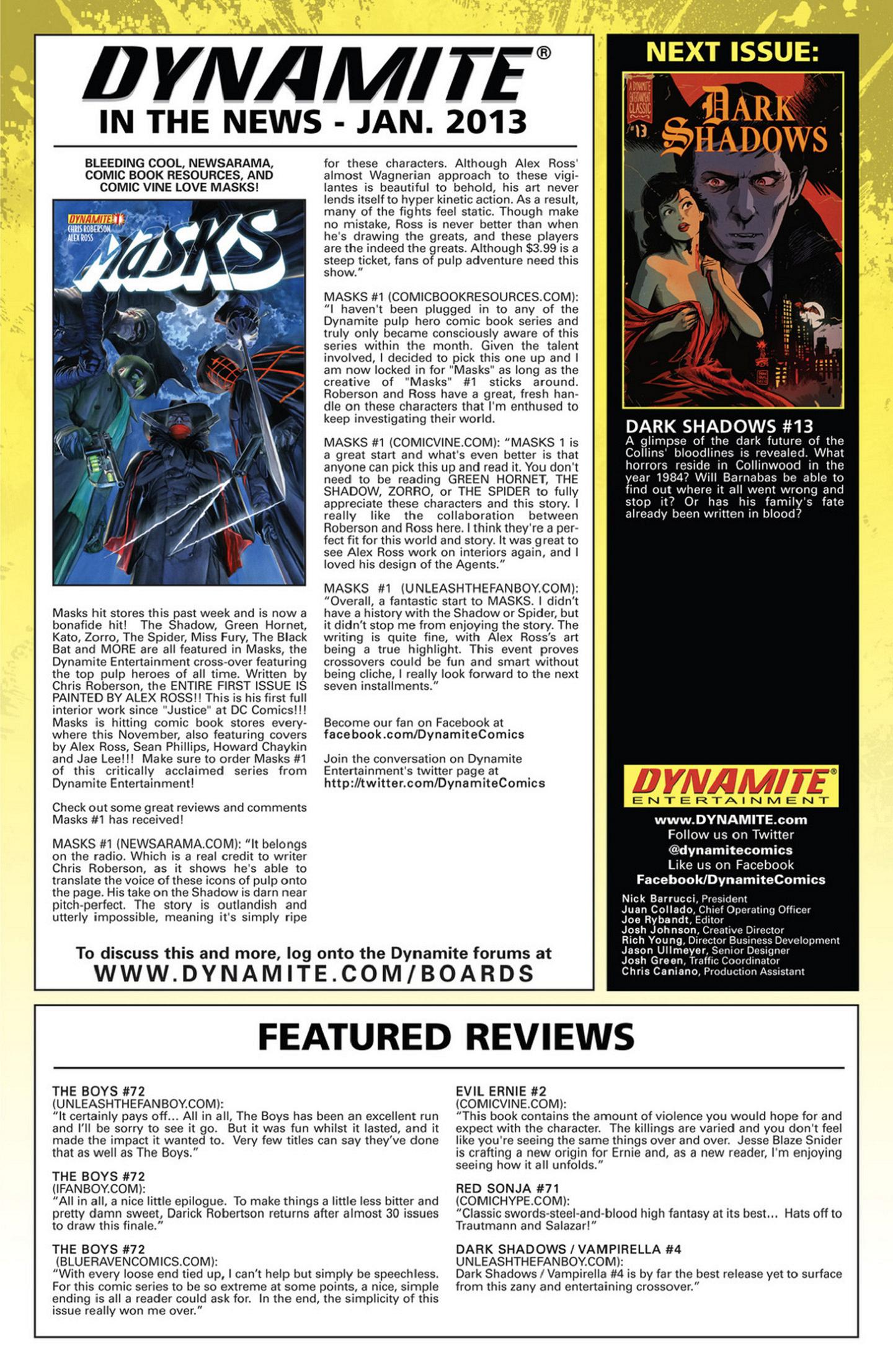 Read online Dark Shadows comic -  Issue #12 - 27