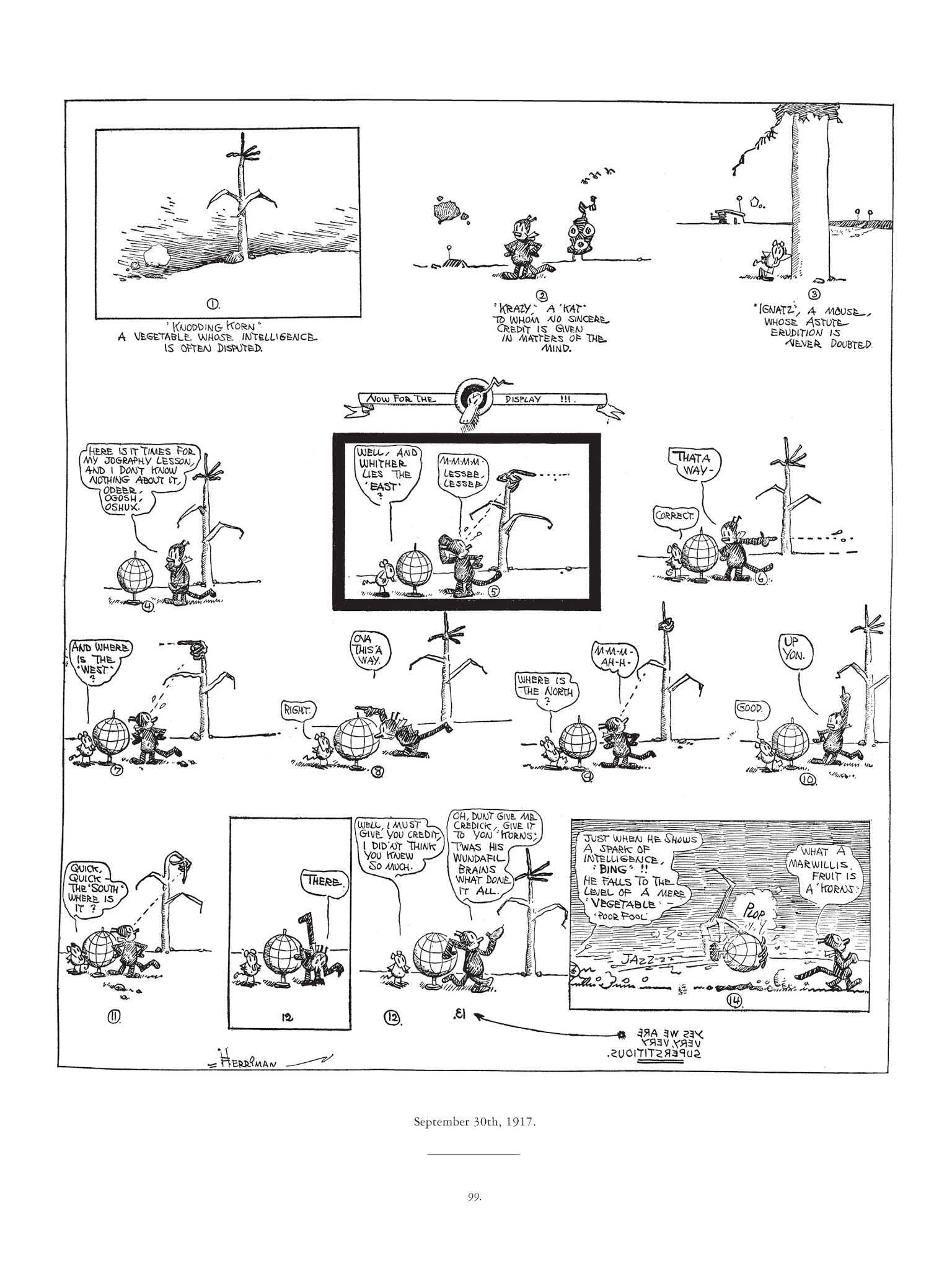 Read online Krazy & Ignatz comic -  Issue # TPB 1 - 99
