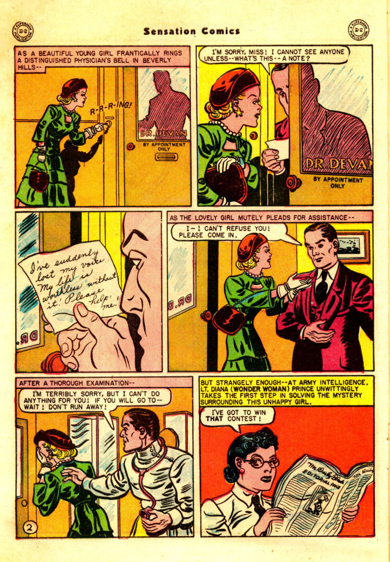 Read online Sensation (Mystery) Comics comic -  Issue #88 - 3