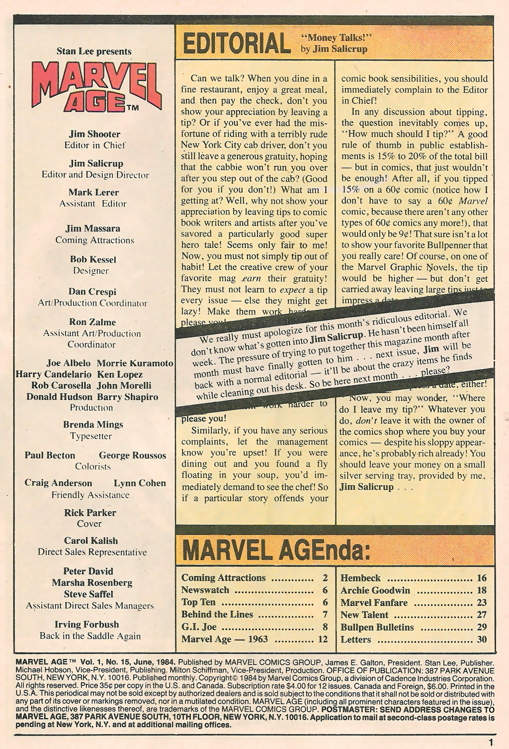 Marvel Age issue 15 - Page 3
