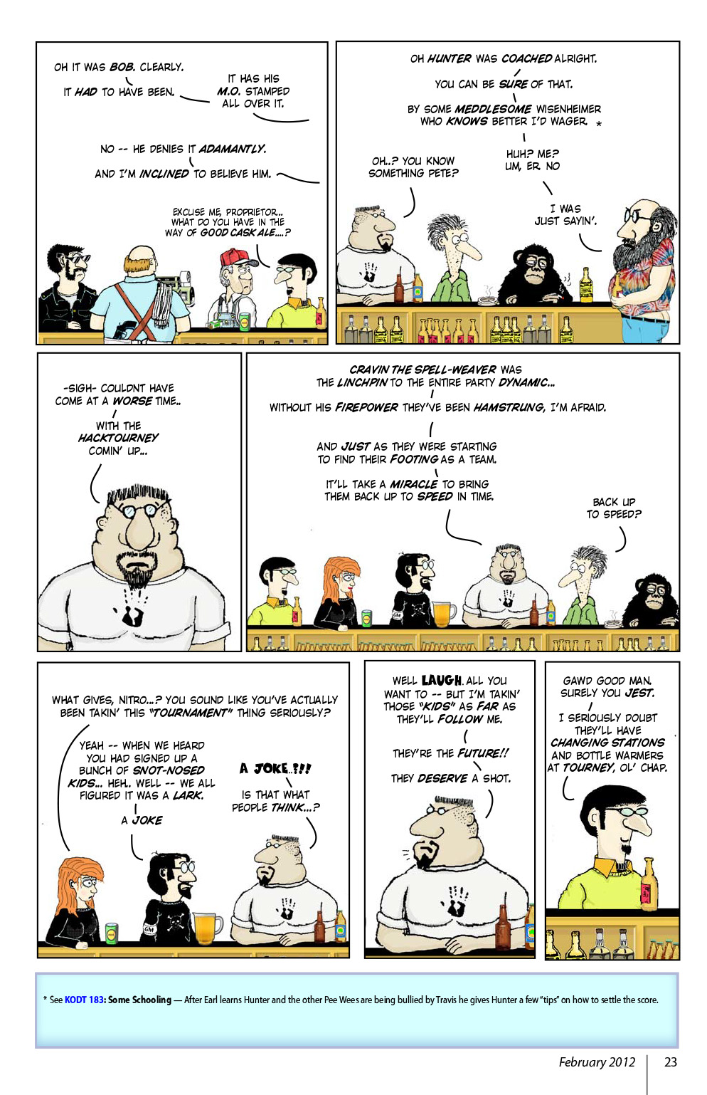 Read online Knights of the Dinner Table comic -  Issue #184 - 25