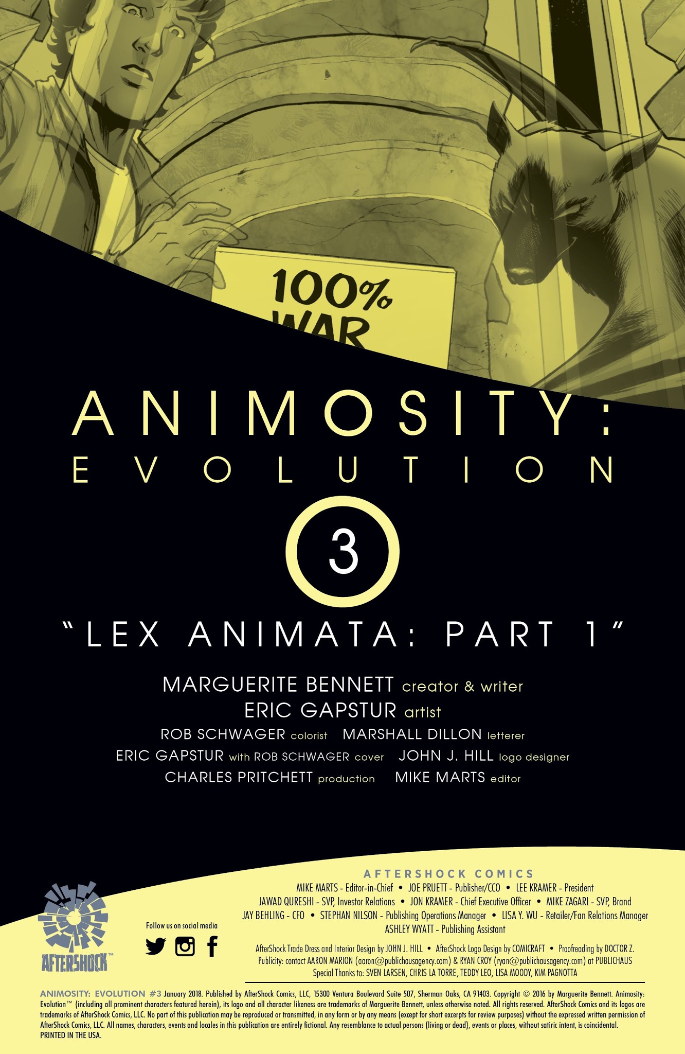 Read online Animosity: Evolution comic -  Issue #3 - 2