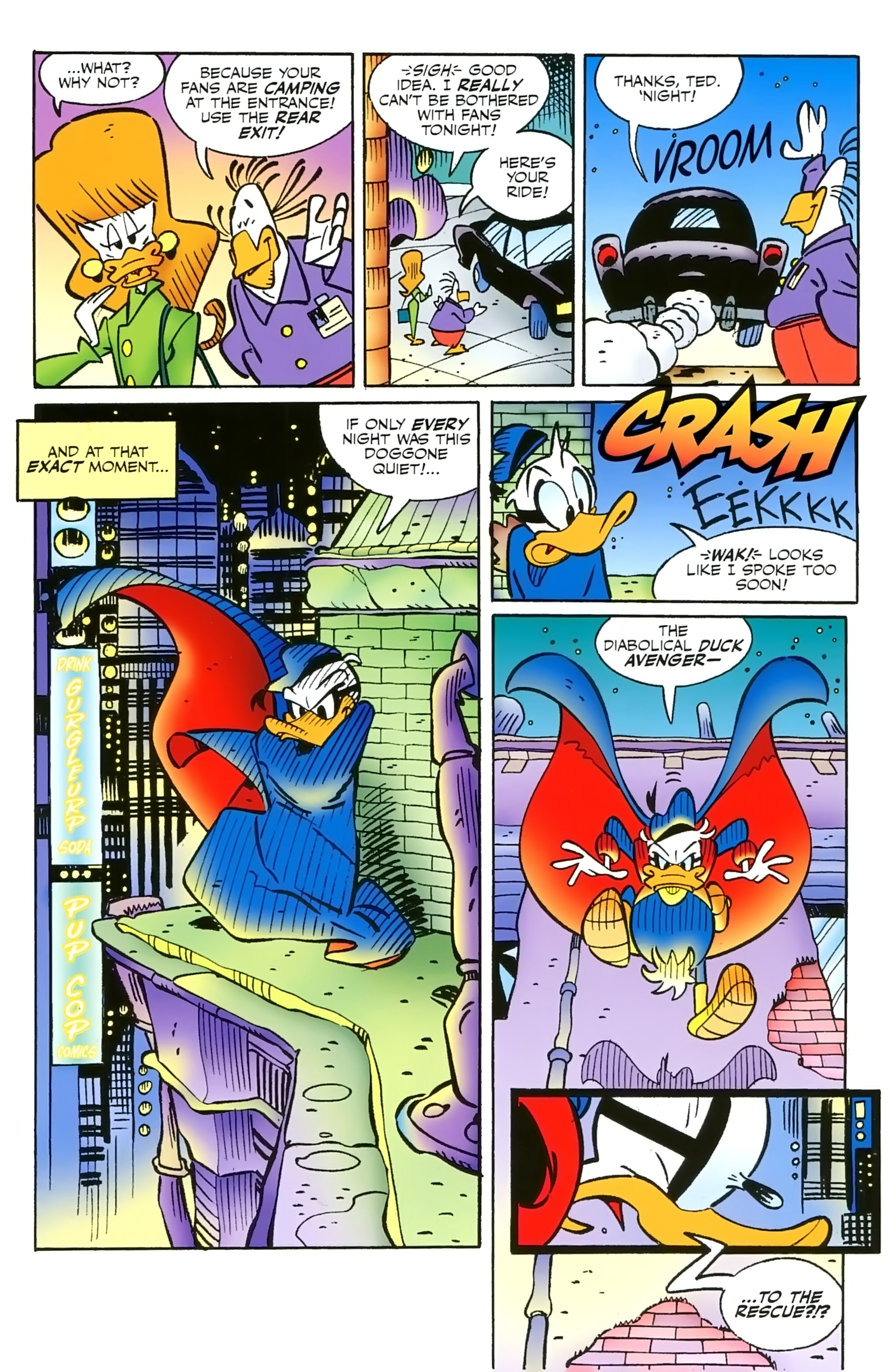 Read online Duck Avenger comic -  Issue #0 - 9