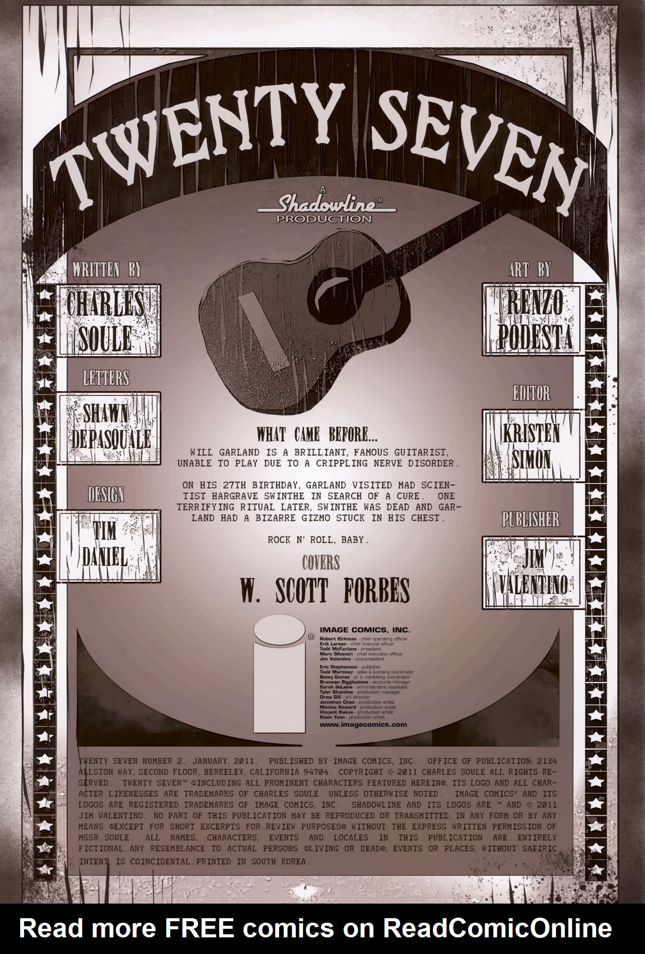 Read online Twenty Seven comic -  Issue #2 - 2