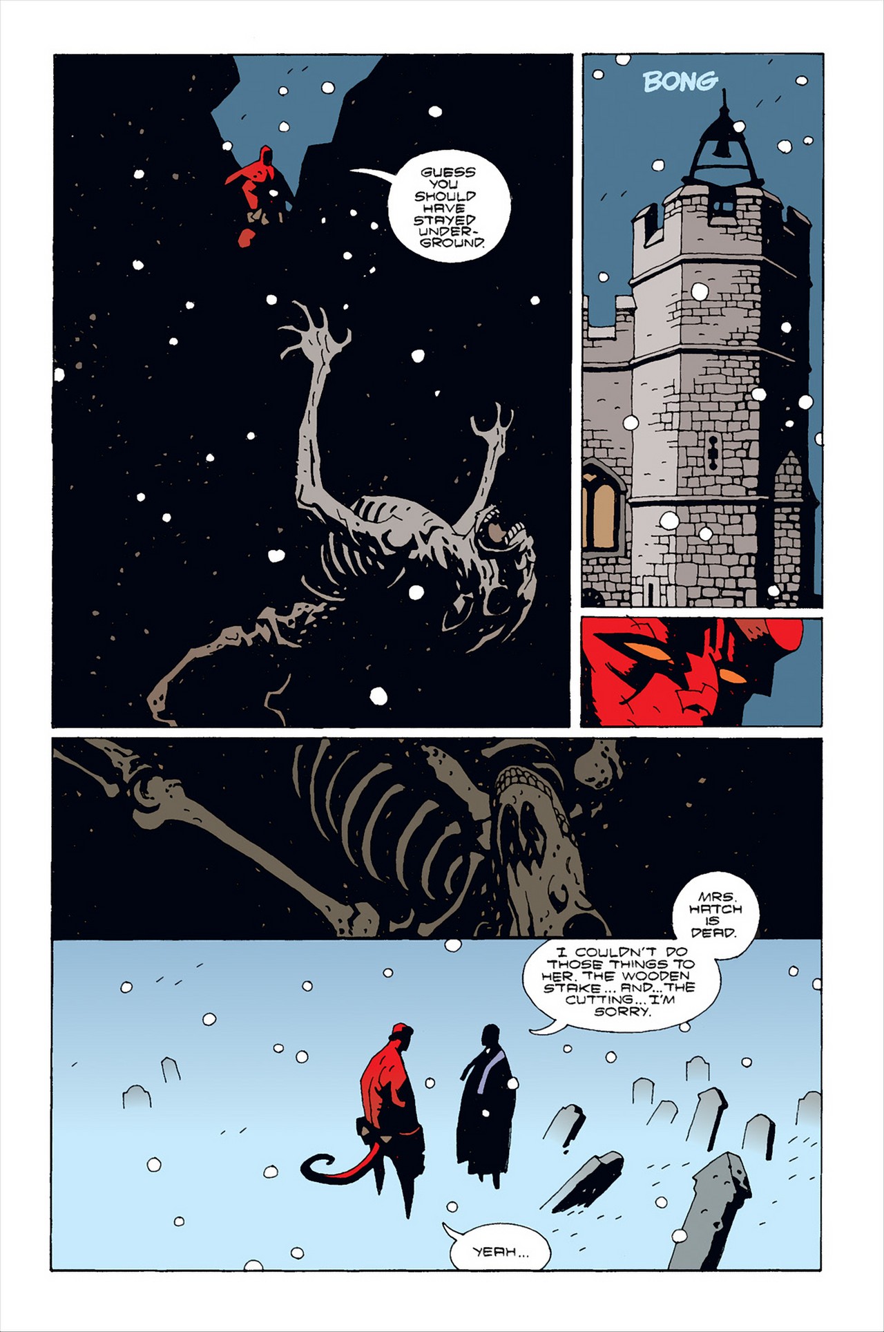Read online Hellboy Christmas Underground comic -  Issue # Full - 22