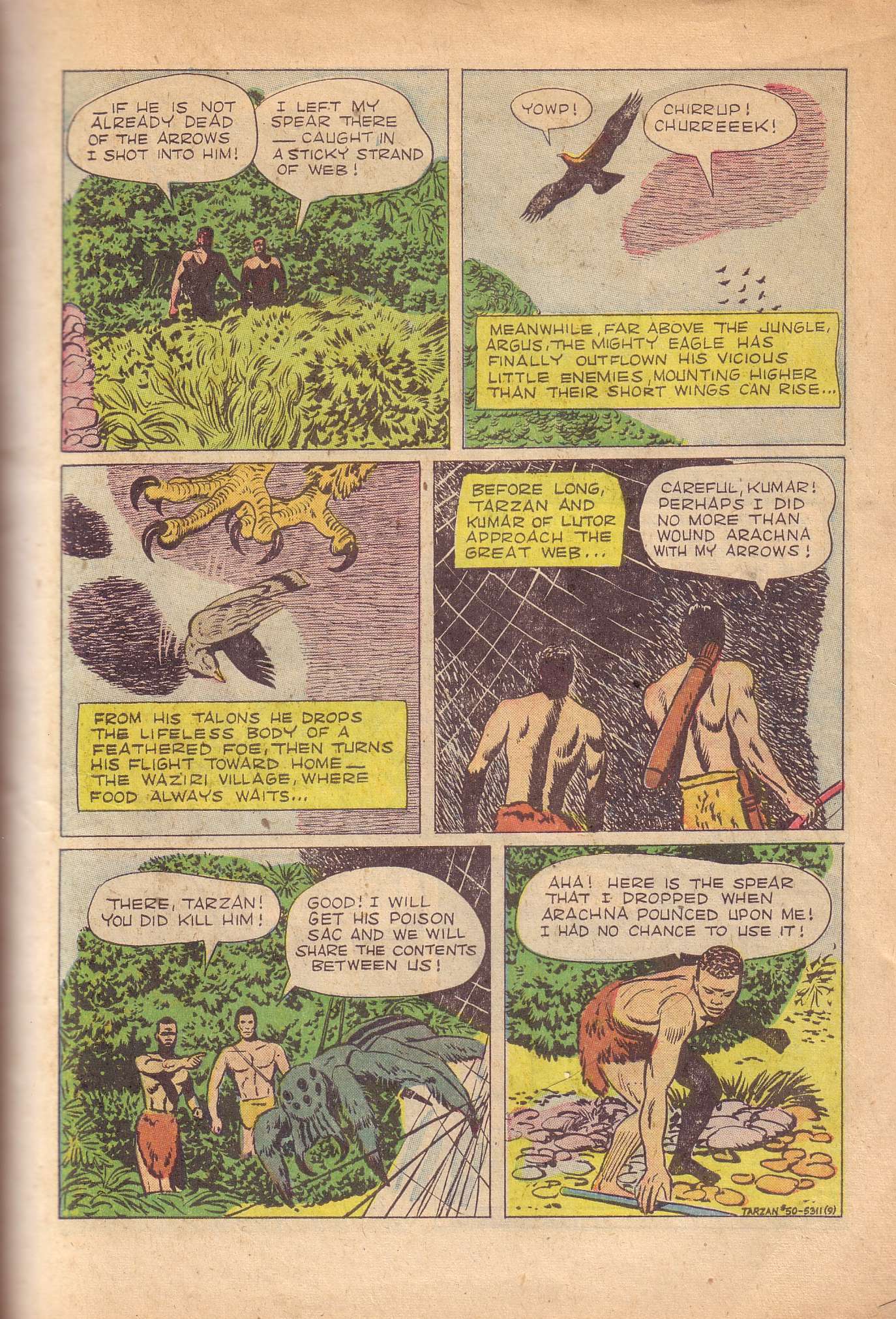 Read online Tarzan (1948) comic -  Issue #50 - 11