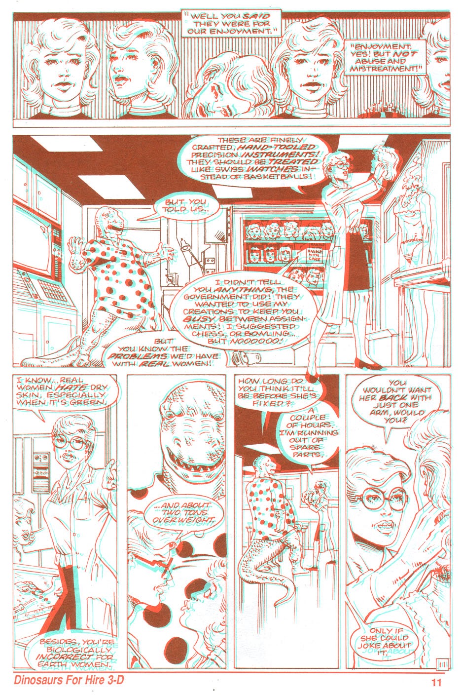 Read online Dinosaurs For Hire 3-D comic -  Issue # Full - 13