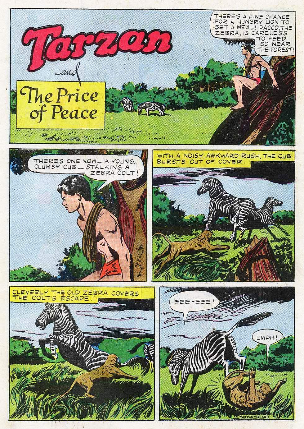 Read online Tarzan (1948) comic -  Issue #12 - 3