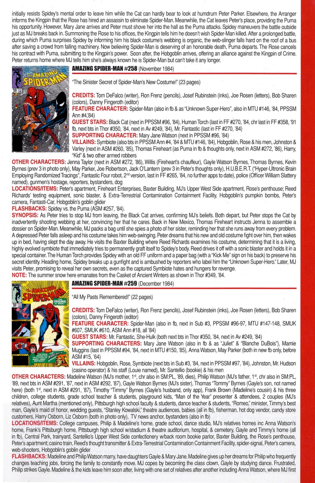 Read online Official Index to the Marvel Universe comic -  Issue #6 - 9