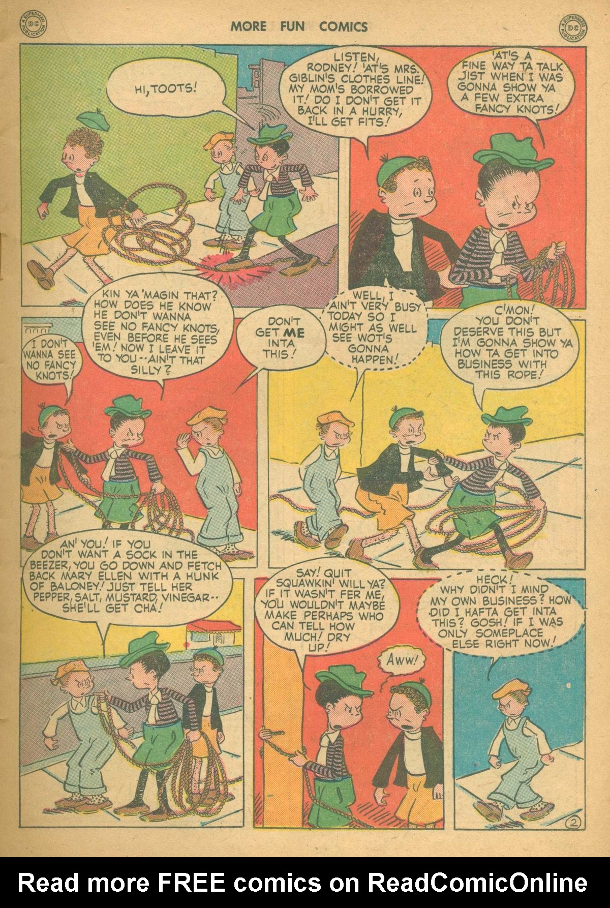 Read online More Fun Comics comic -  Issue #109 - 21