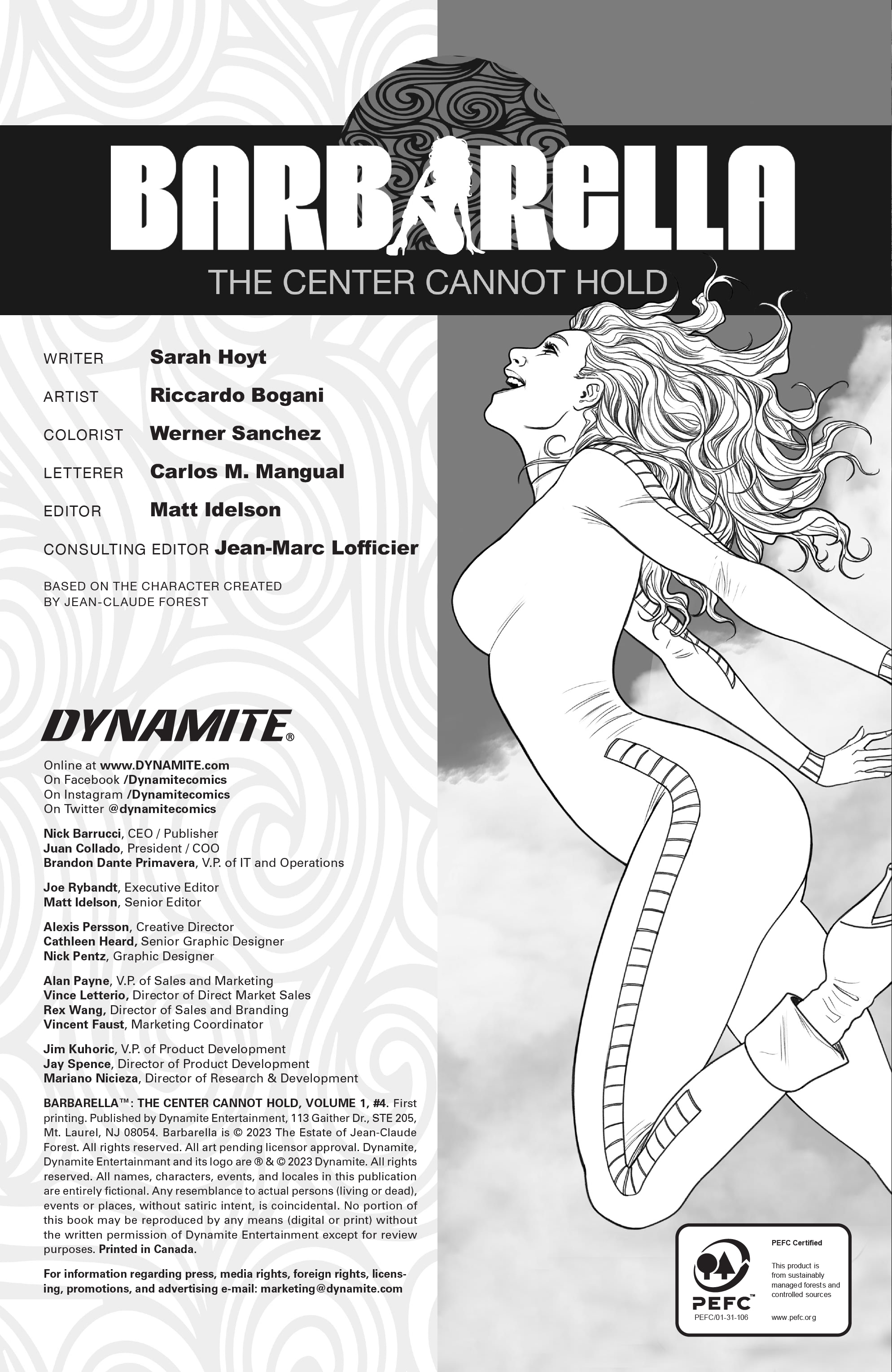 Read online Barbarella: The Center Cannot Hold comic -  Issue #4 - 6