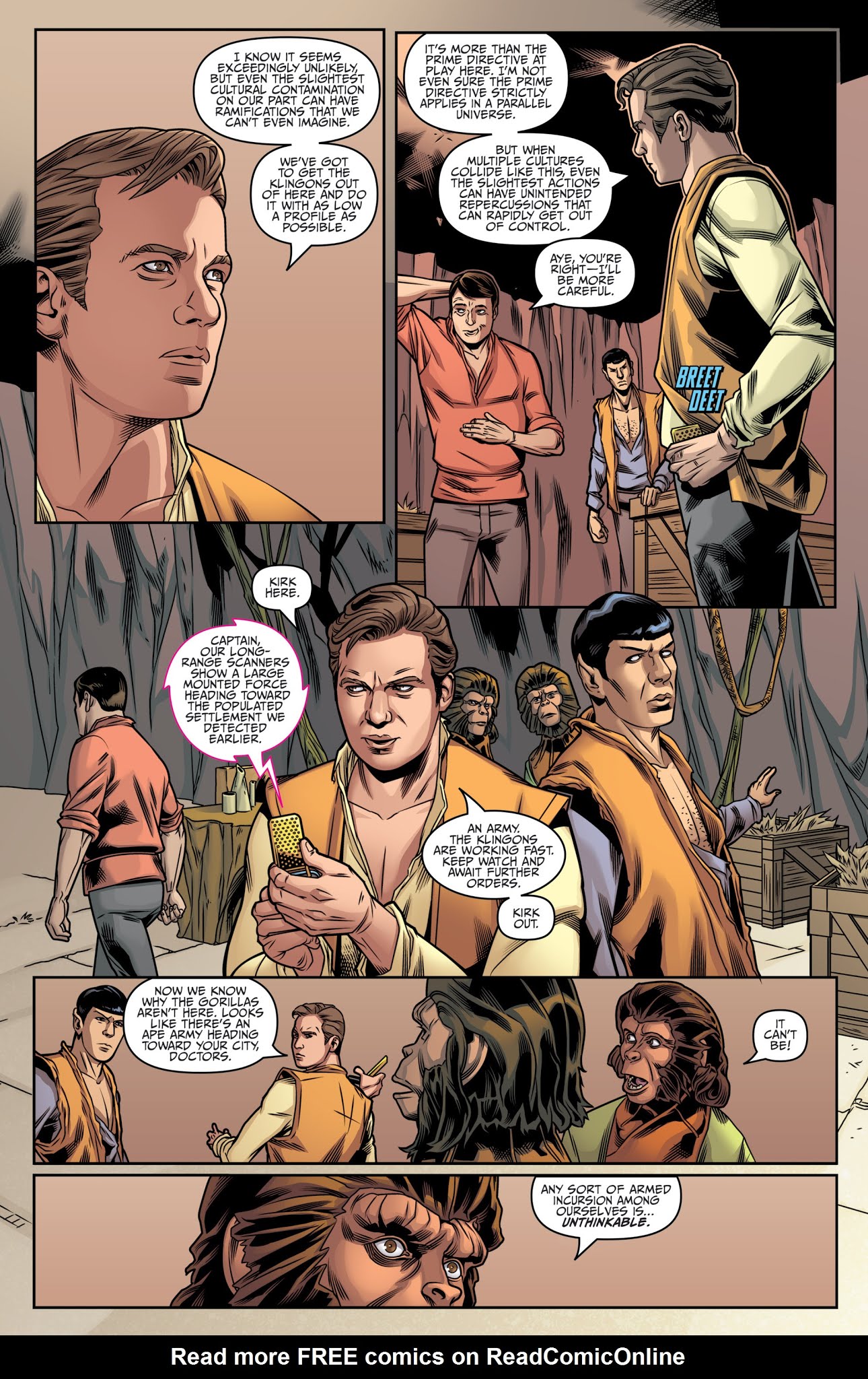 Read online Star Trek/Planet of the Apes: The Primate Directive comic -  Issue #4 - 7