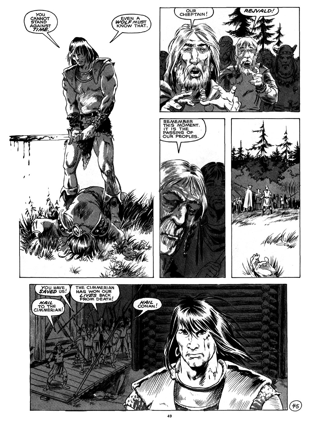 Read online The Savage Sword Of Conan comic -  Issue #163 - 50