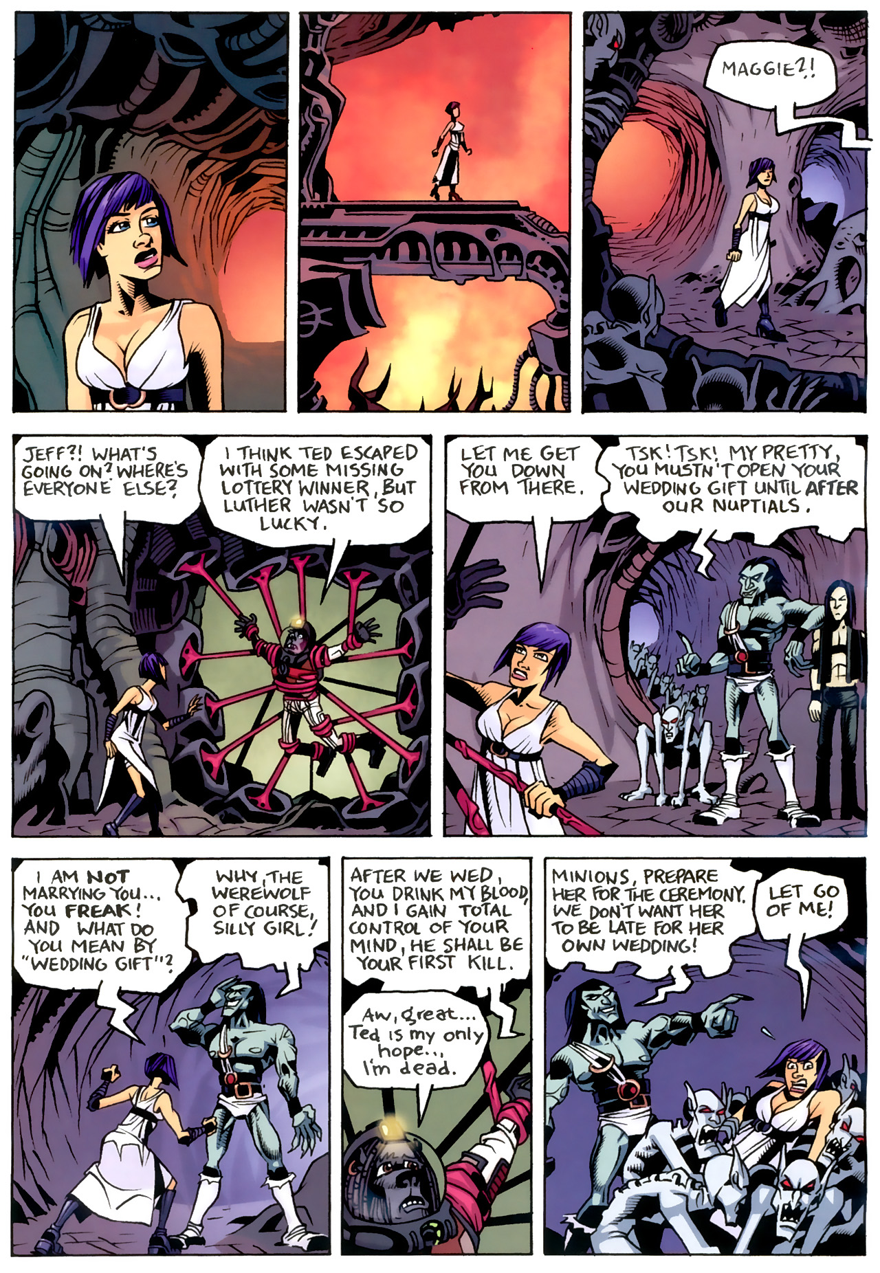 Read online Werewolves on the Moon: Versus Vampires comic -  Issue #3 - 13