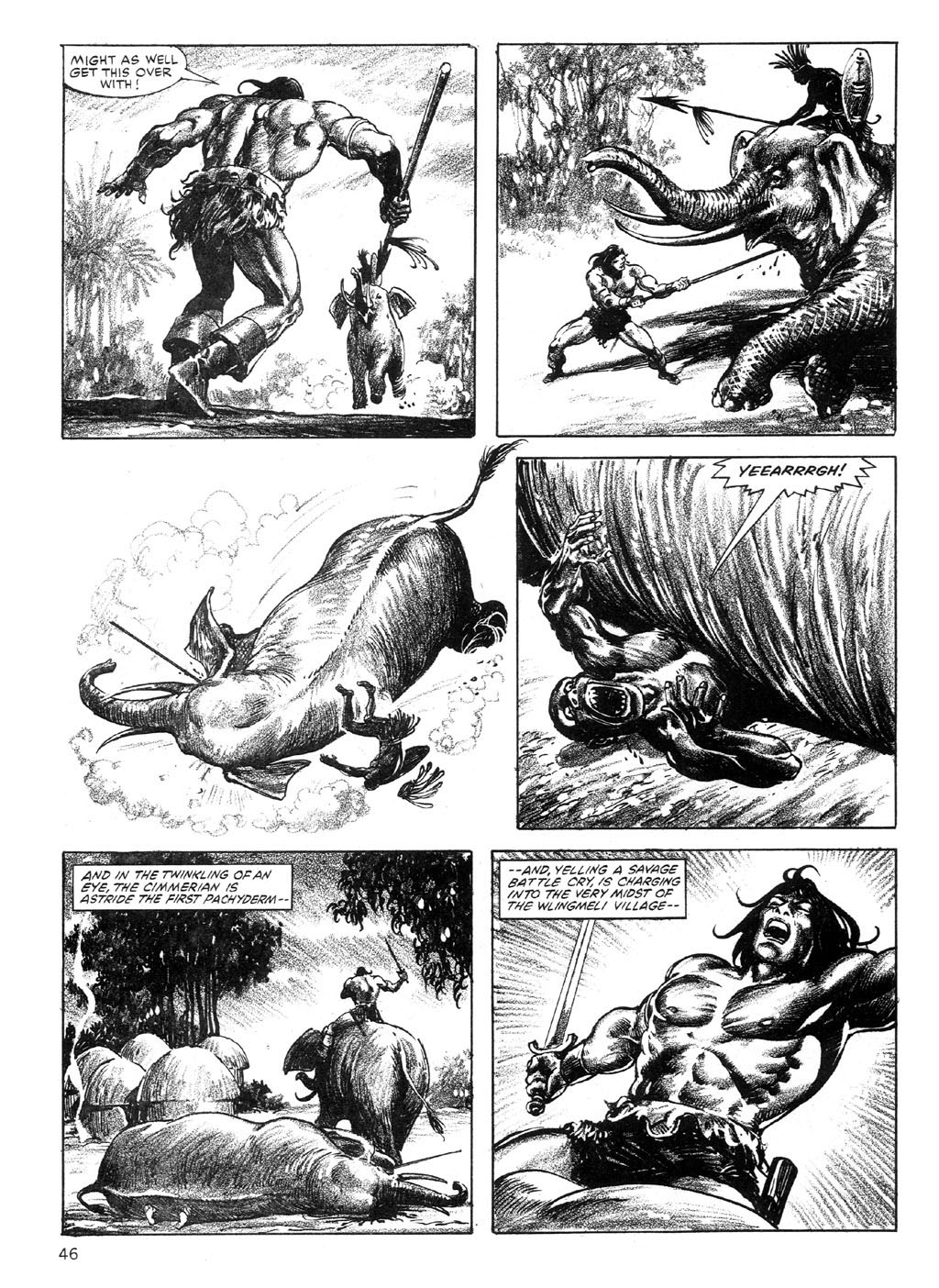 Read online The Savage Sword Of Conan comic -  Issue #89 - 45