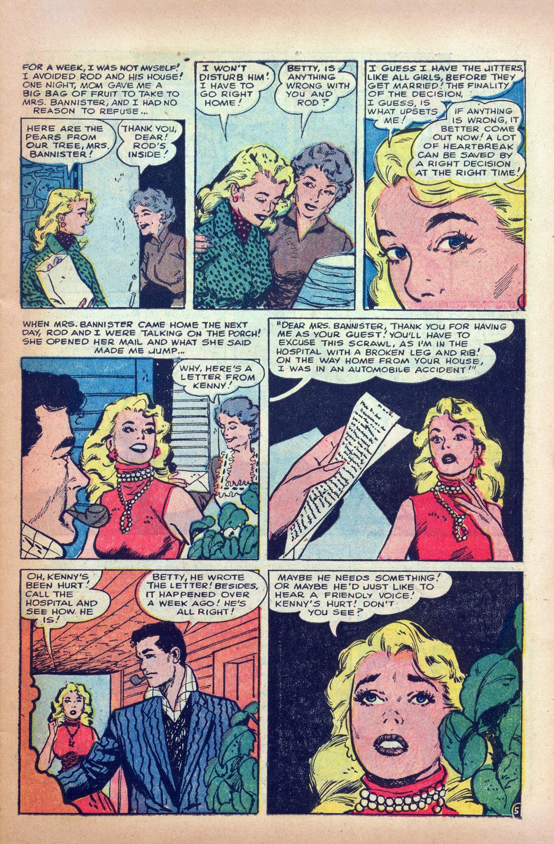 Read online Love Romances comic -  Issue #49 - 7