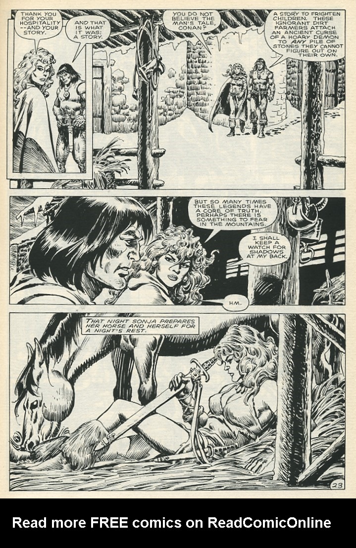Read online The Savage Sword Of Conan comic -  Issue #144 - 29