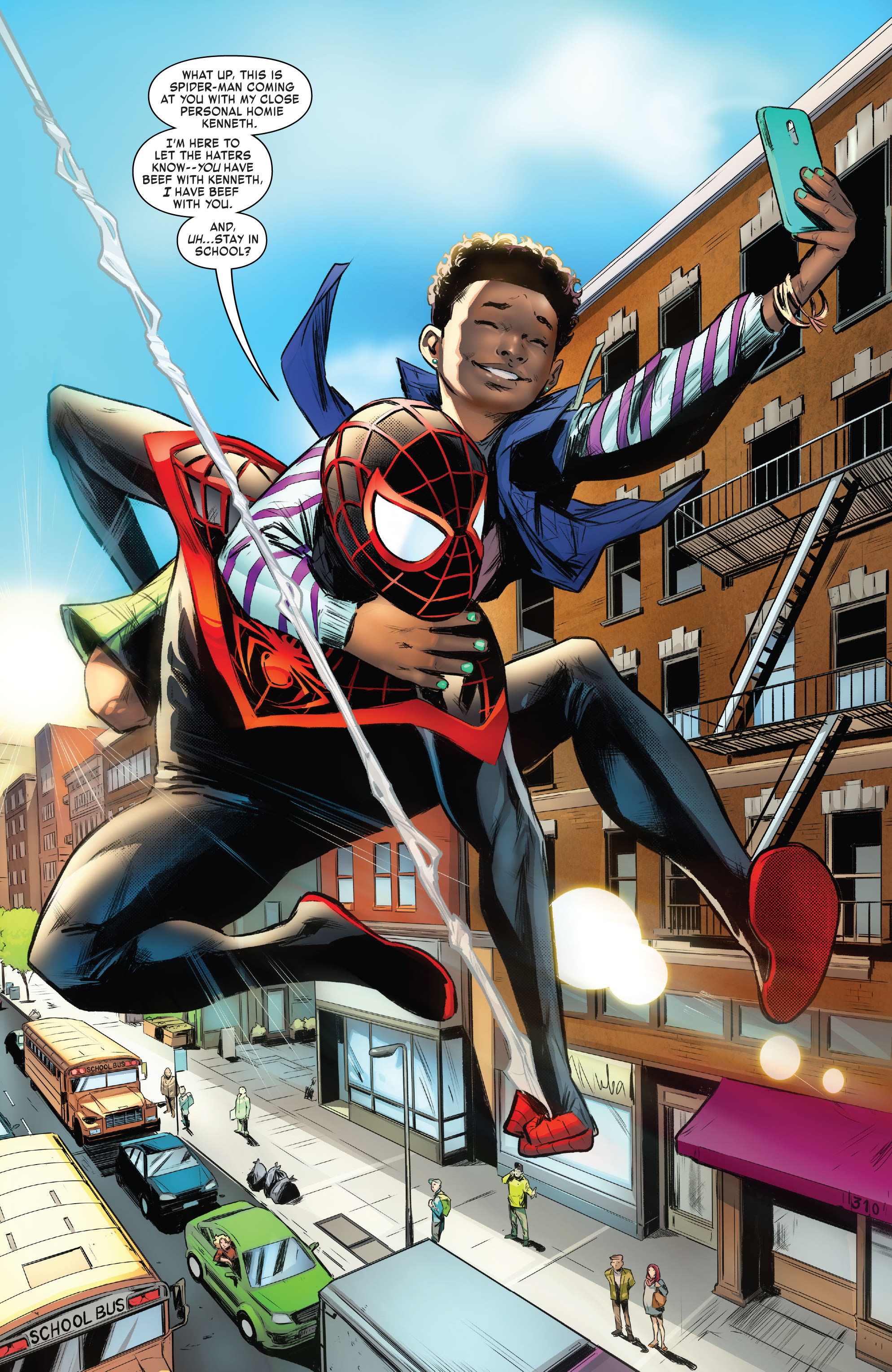Read online Miles Morales: Spider-Man comic -  Issue #17 - 7