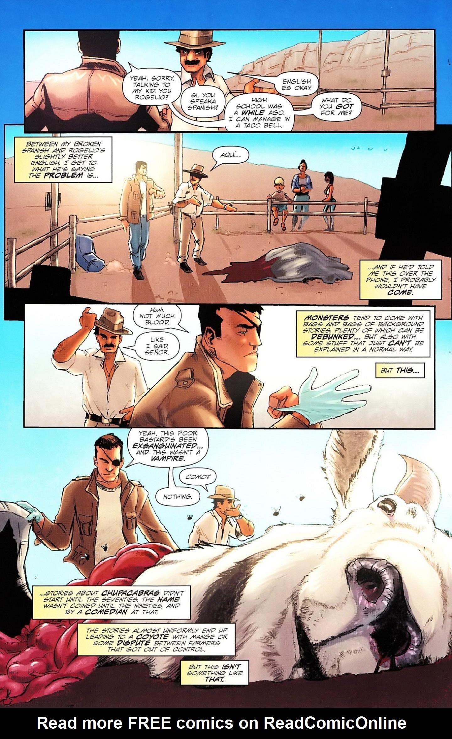 Read online The Monster Hunters' Survival Guide Case Files: Chupacabra comic -  Issue # Full - 8