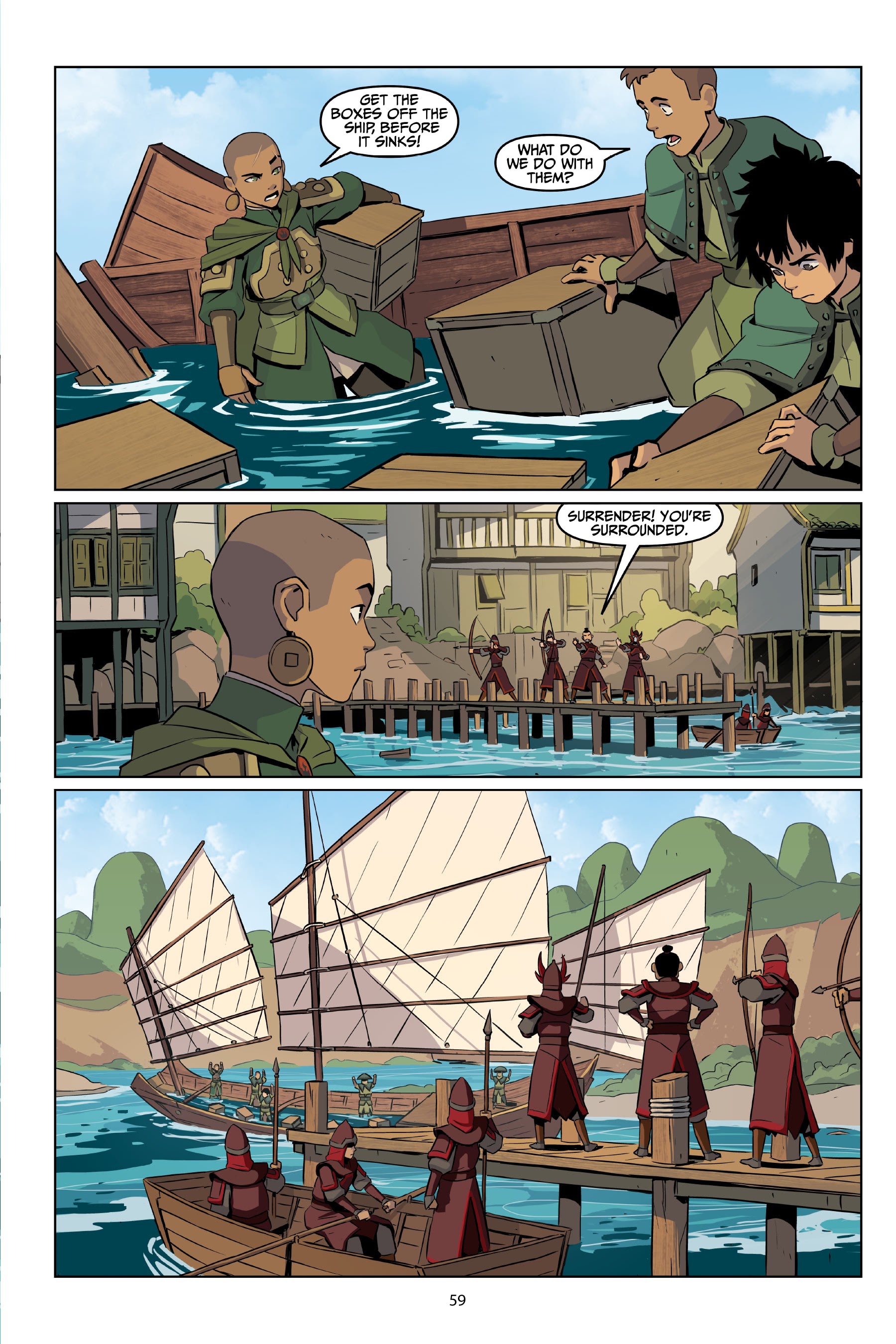Read online Avatar: The Last Airbender—Katara and the Pirate's Silver comic -  Issue # TPB - 60