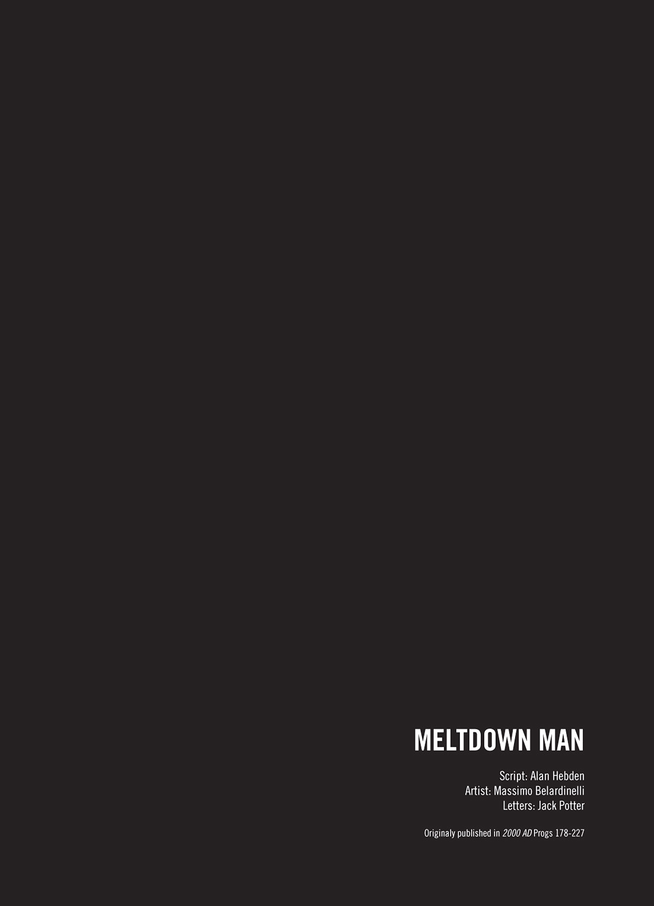Read online Meltdown Man comic -  Issue # TPB - 6