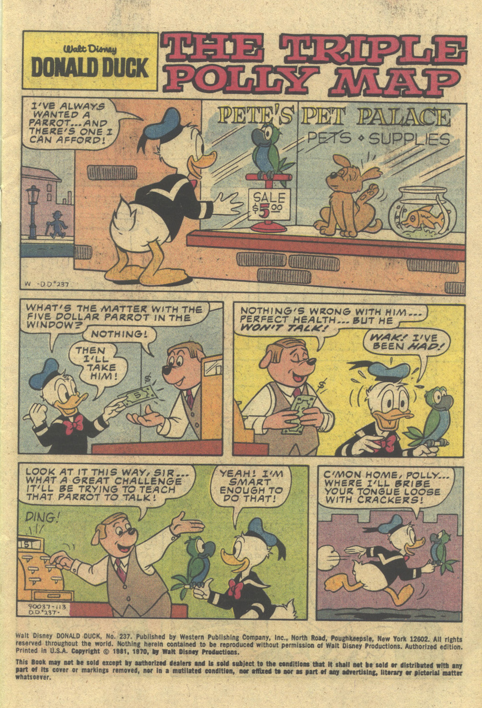Read online Walt Disney's Donald Duck (1952) comic -  Issue #237 - 3