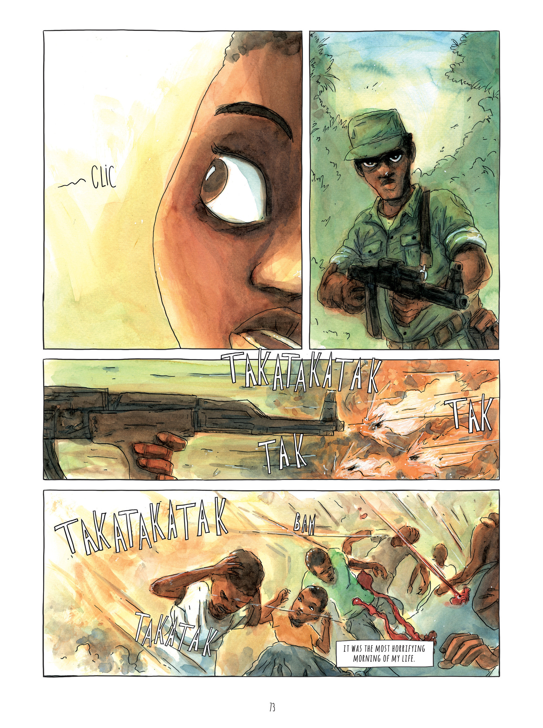 Read online Alice on the Run: One Child's Journey Through the Rwandan Civil War comic -  Issue # TPB - 72