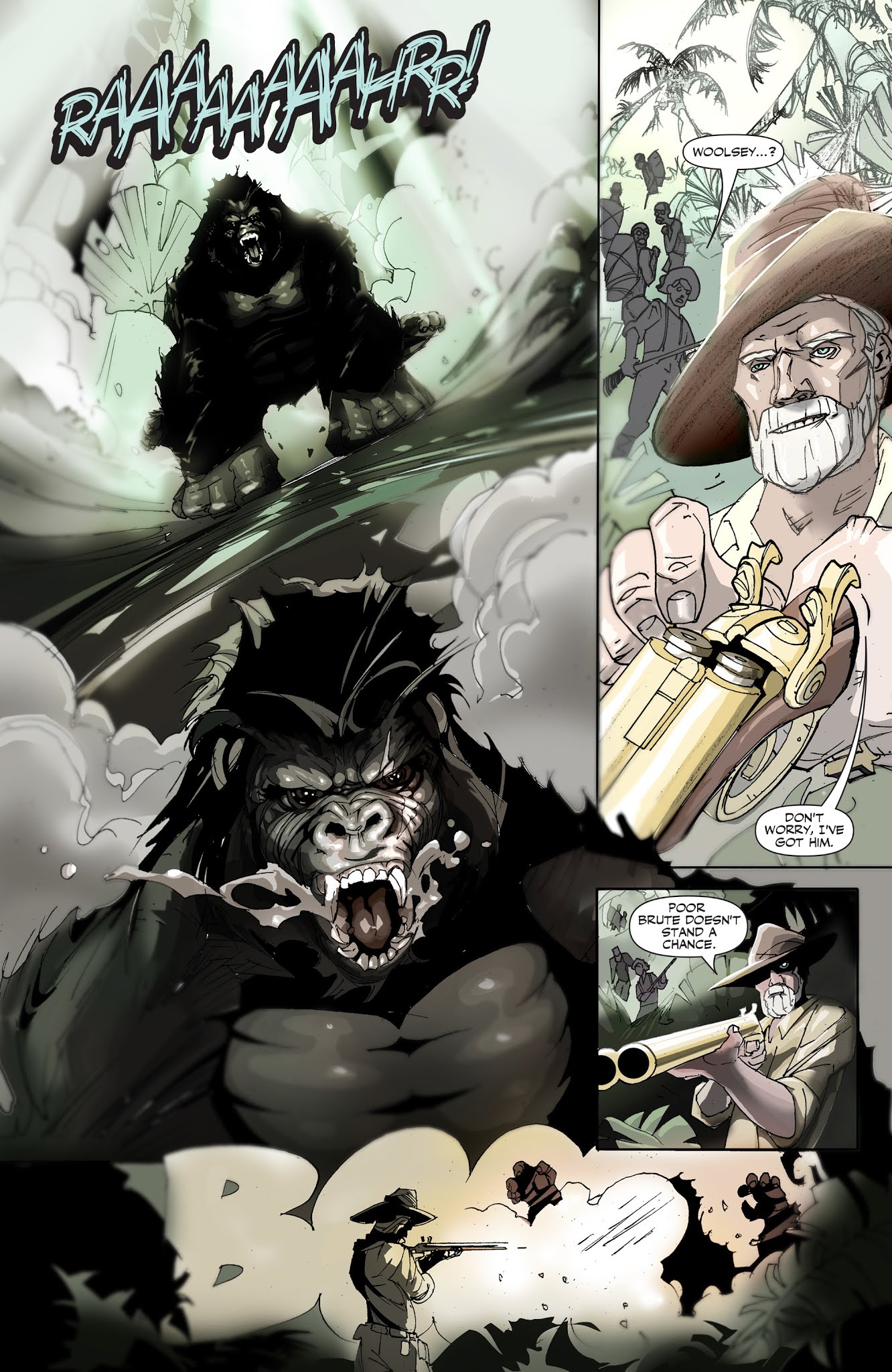 Read online Six-Gun Gorilla: Long Days of Vengeance comic -  Issue #1 - 8