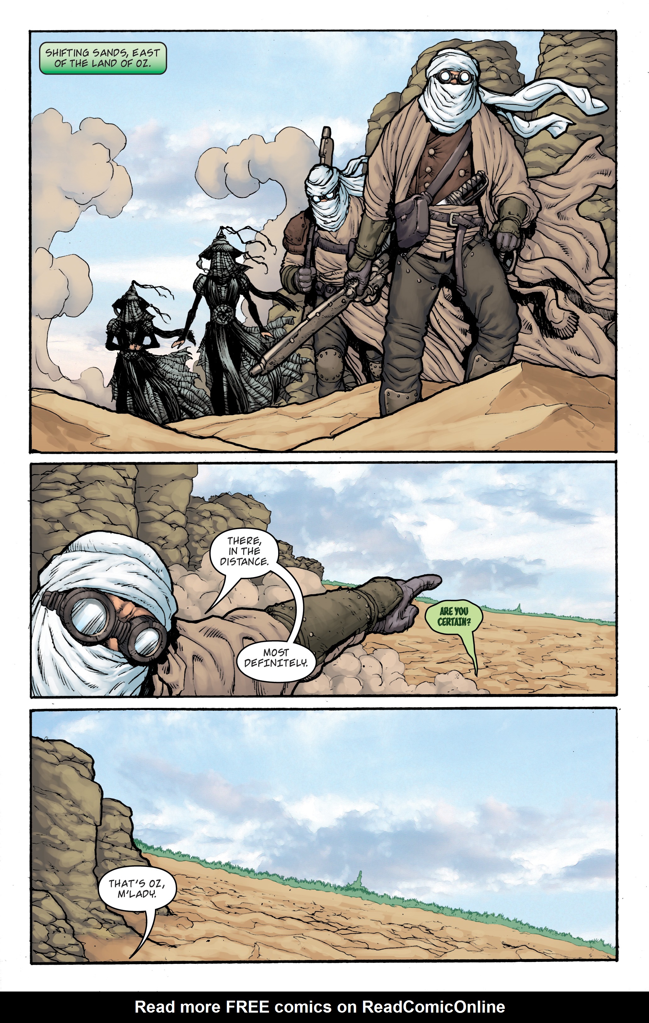 Read online The Steam Engines of Oz: The Geared Leviathan comic -  Issue #1 - 3