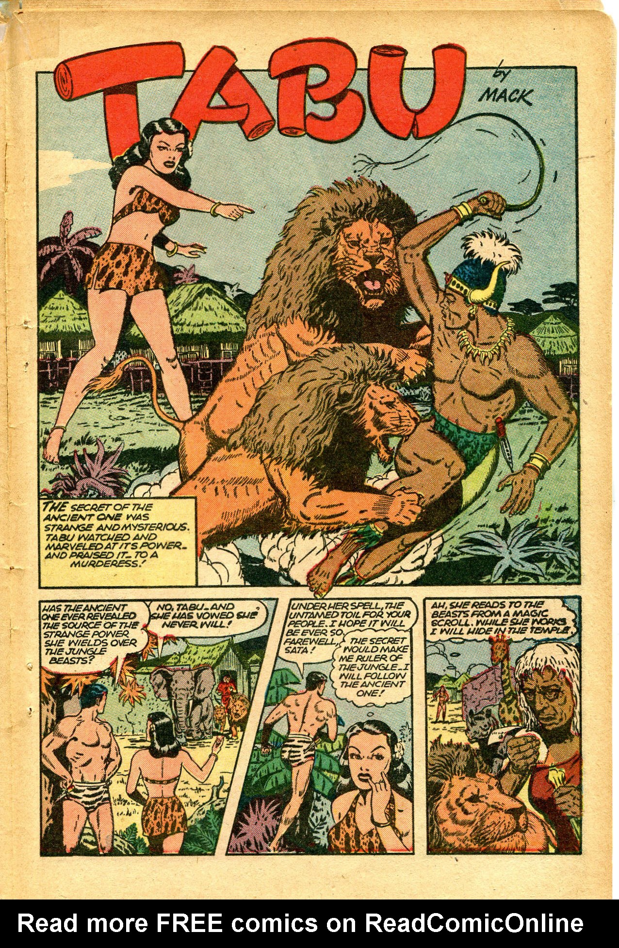 Read online Jungle Comics comic -  Issue #76 - 36