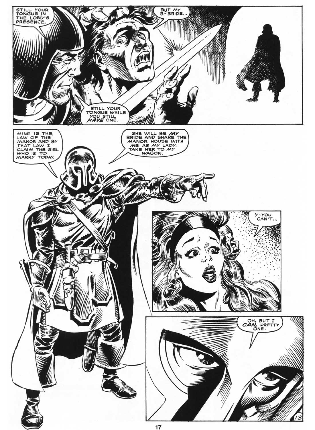 Read online The Savage Sword Of Conan comic -  Issue #159 - 17