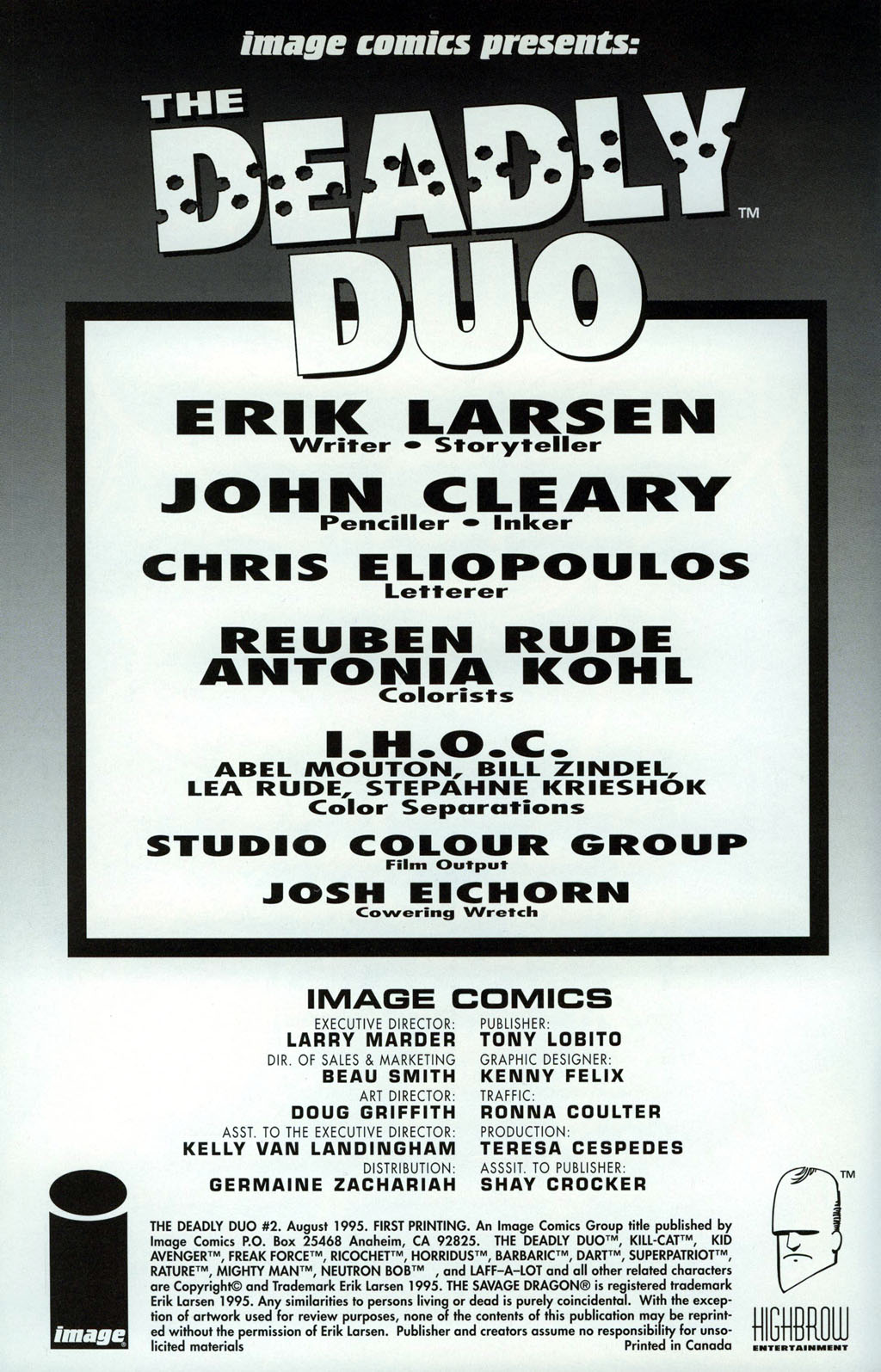 Read online Deadly Duo (1995) comic -  Issue #2 - 3