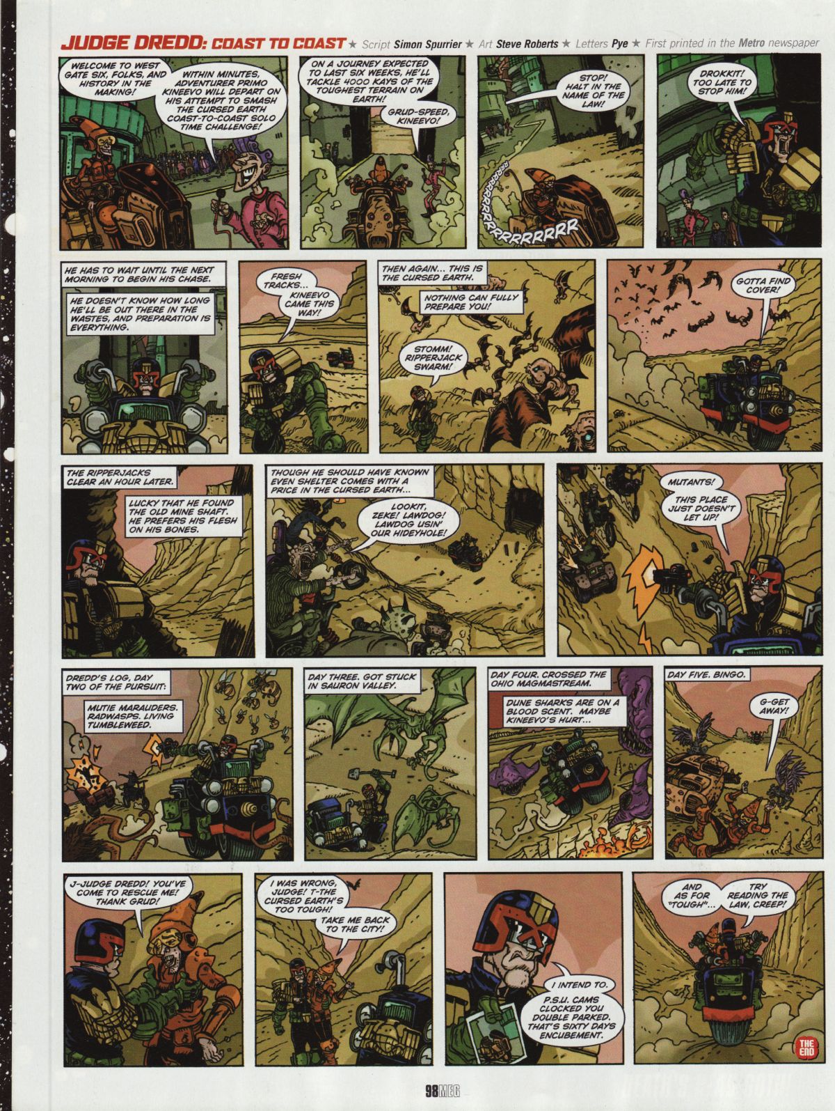 Read online Judge Dredd Megazine (Vol. 5) comic -  Issue #233 - 94