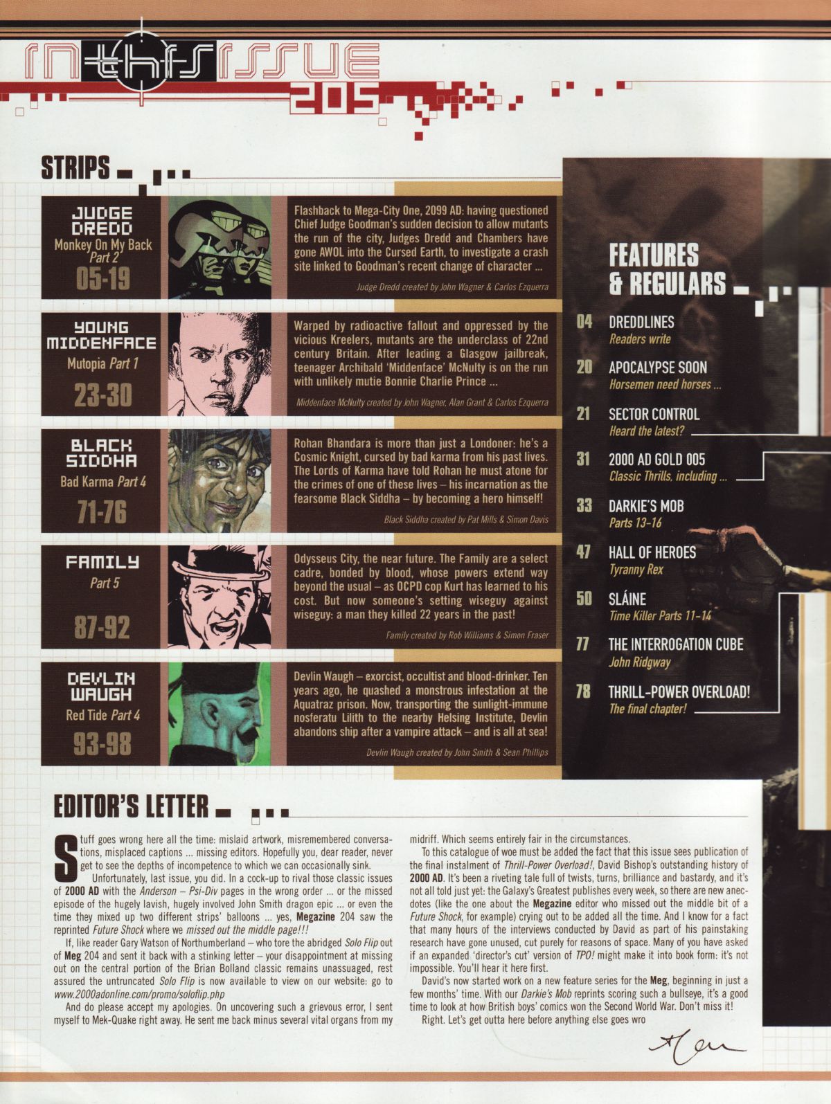 Read online Judge Dredd Megazine (Vol. 5) comic -  Issue #205 - 2