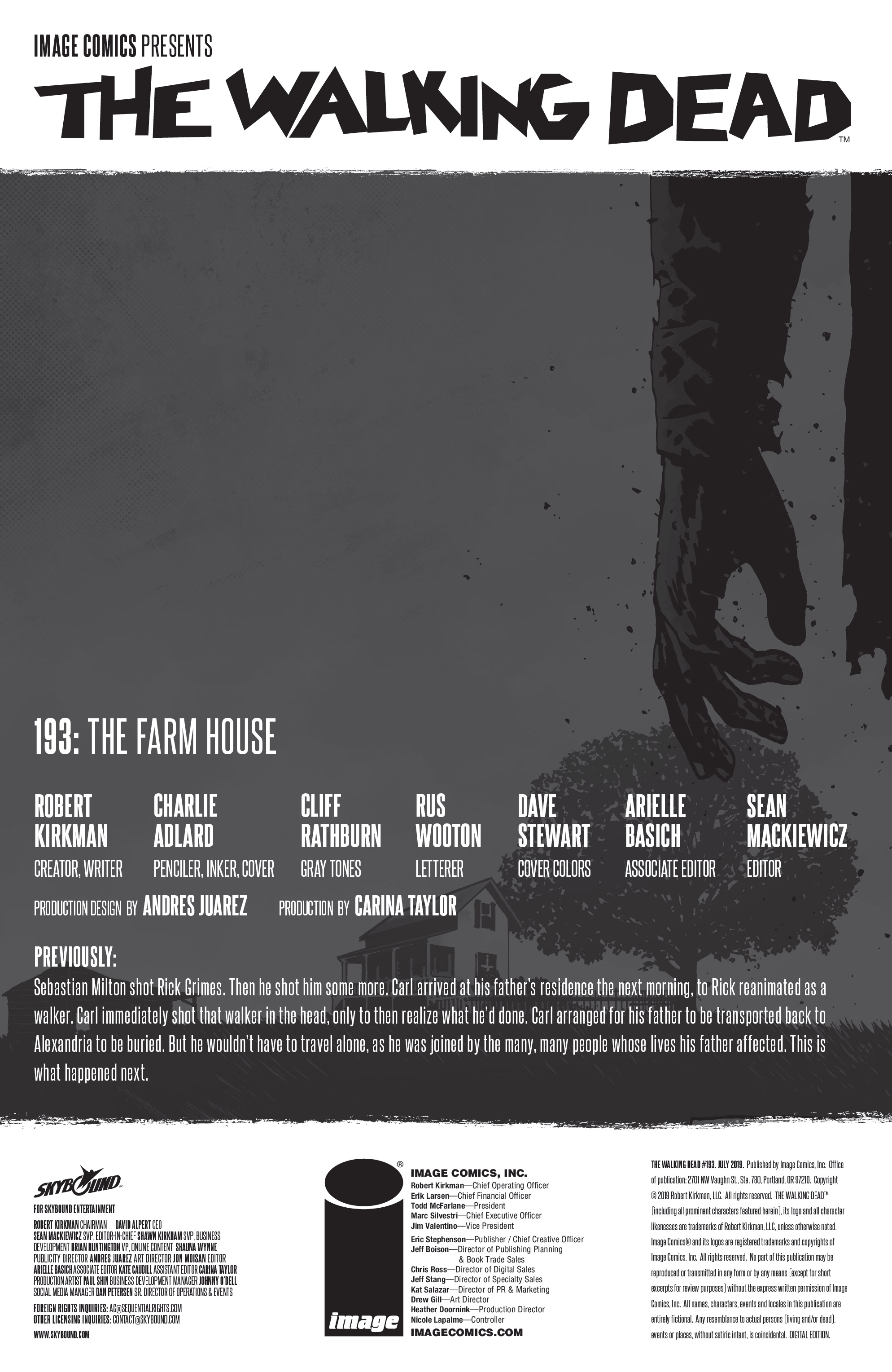 Read online The Walking Dead comic -  Issue #193 - 2