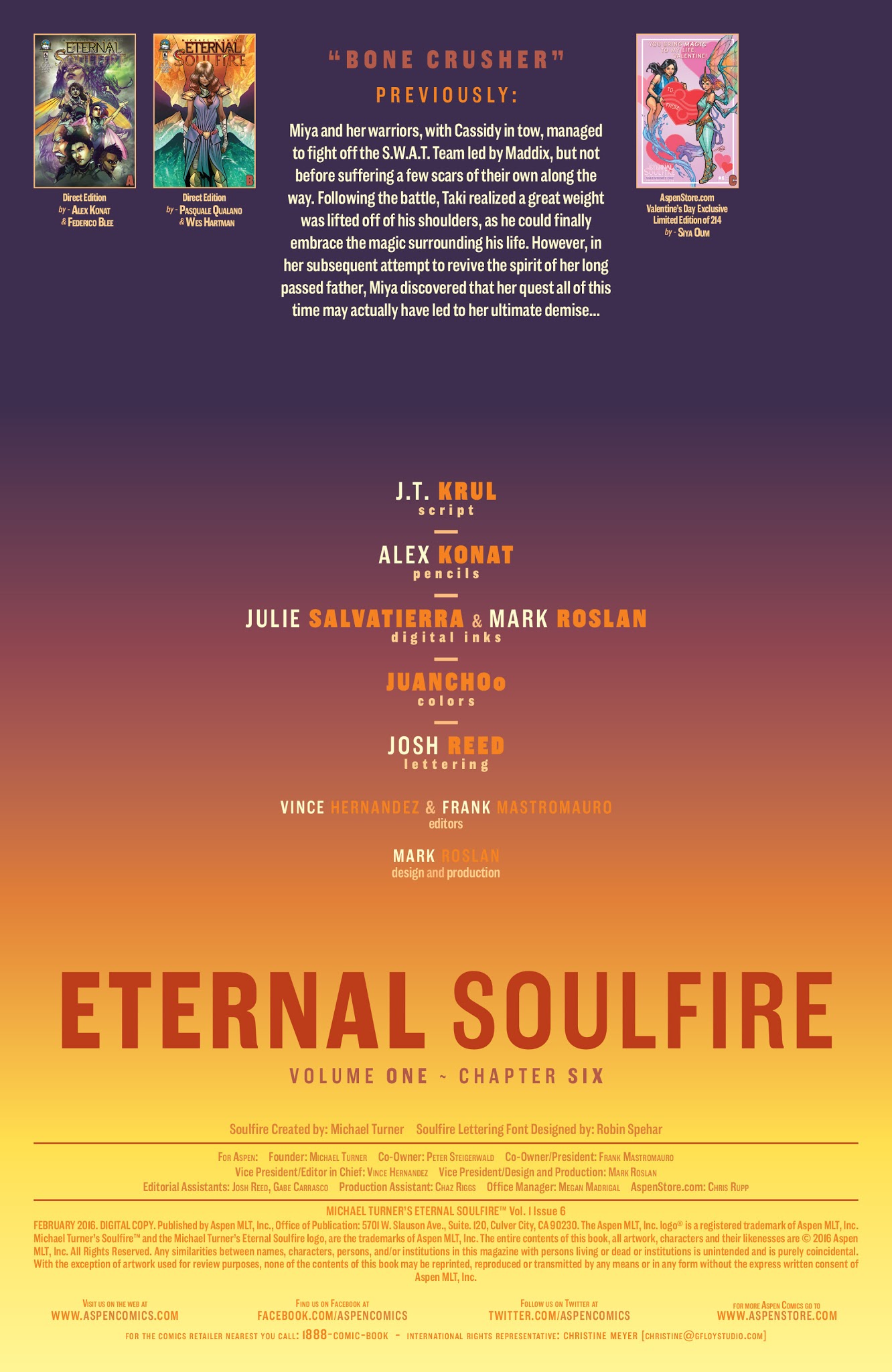 Read online Michael Turner's Eternal Soulfire comic -  Issue #6 - 3