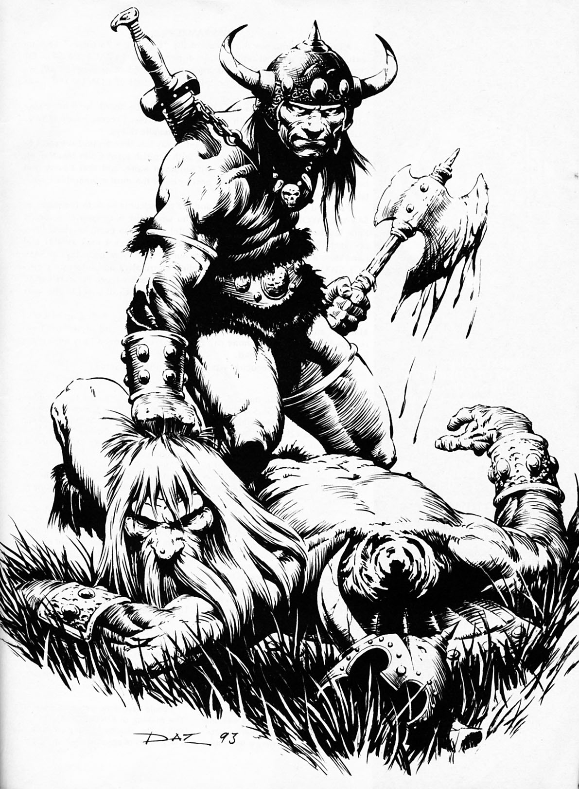 Read online The Savage Sword Of Conan comic -  Issue #220 - 60