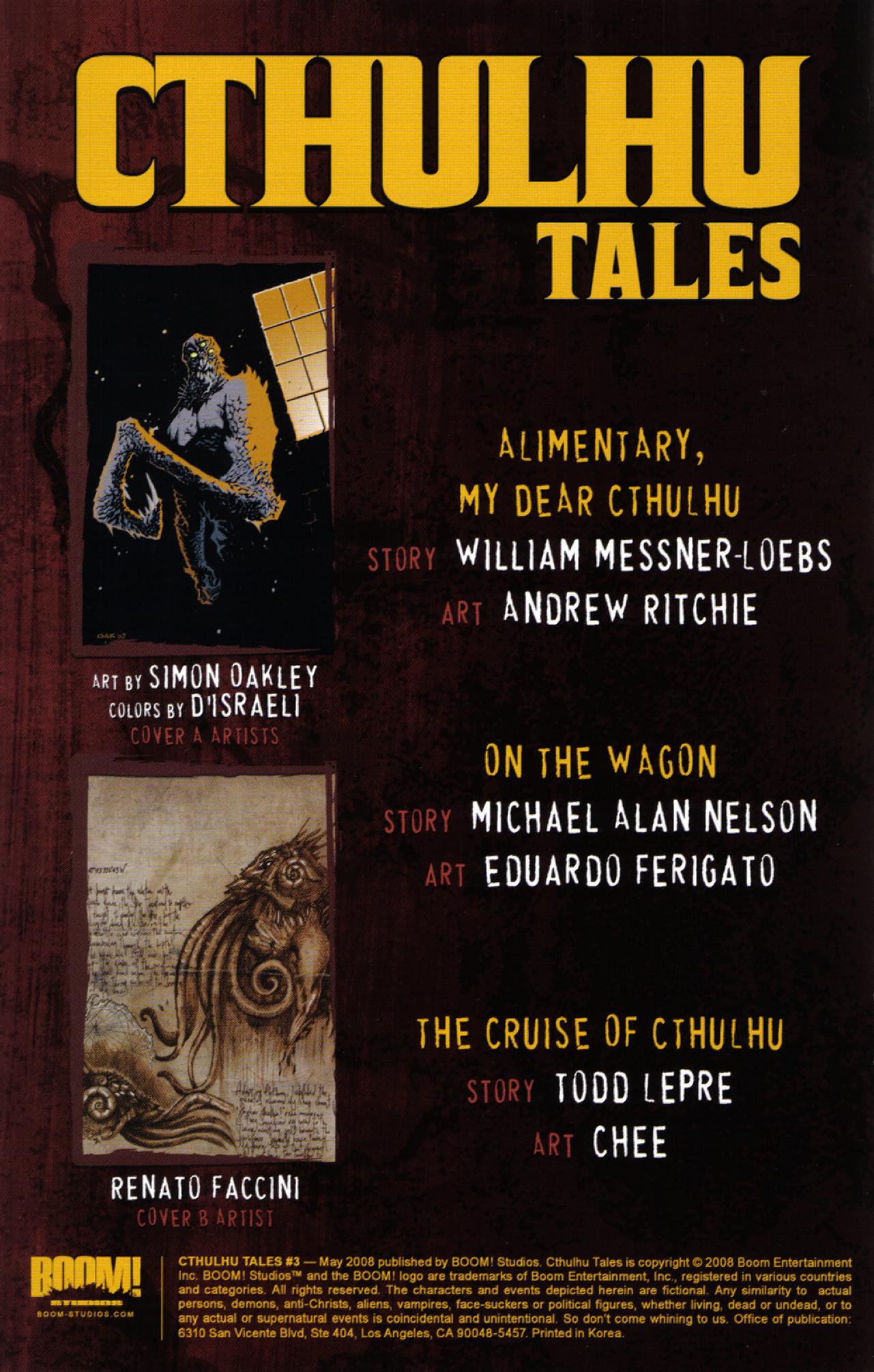 Read online Cthulhu Tales comic -  Issue #3 - 3