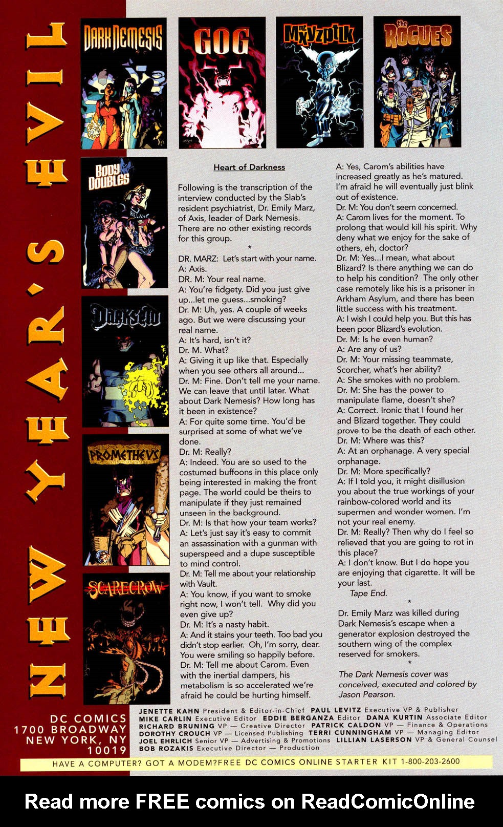 Read online Dark Nemesis (Villains) comic -  Issue # Full - 24