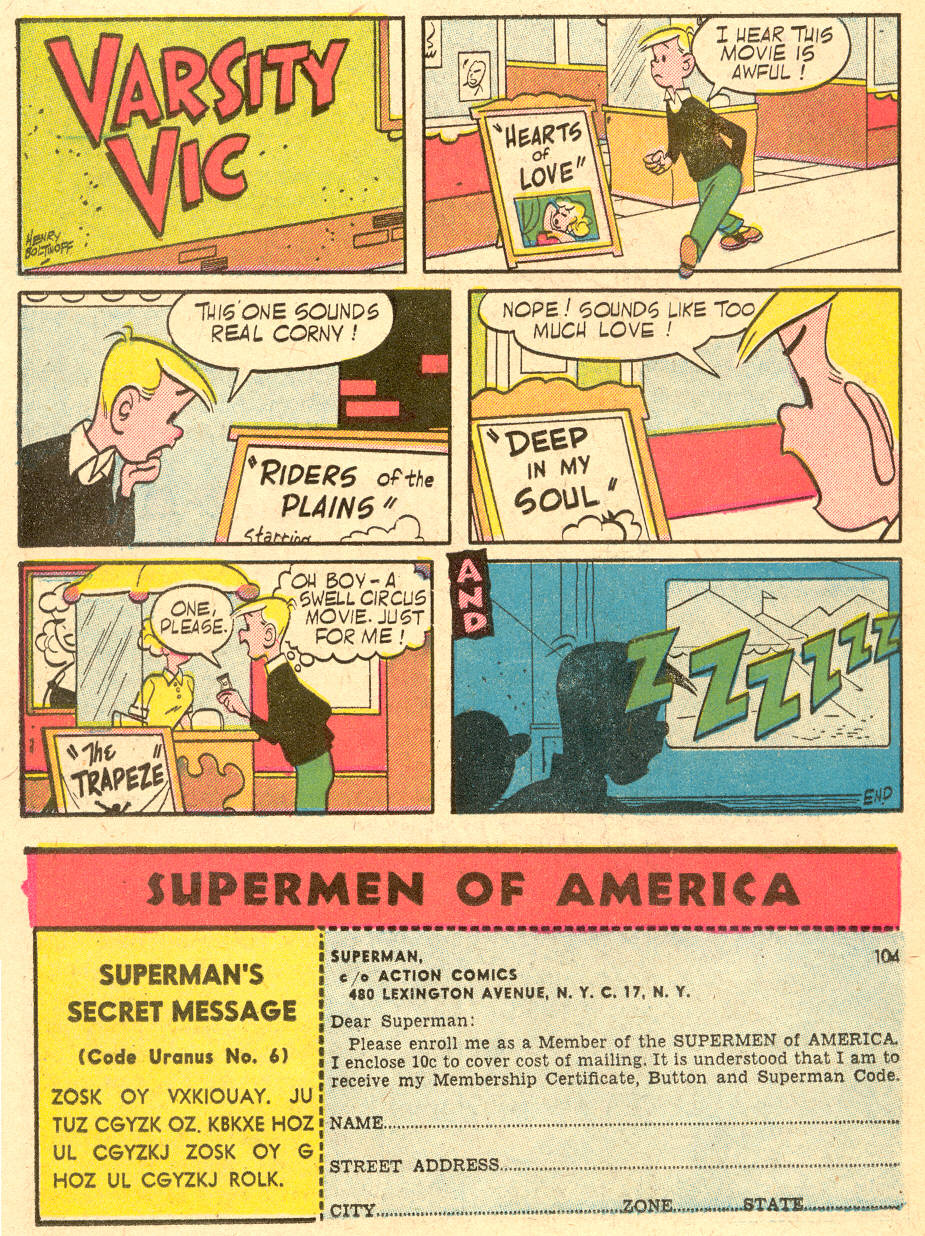 Read online Superman (1939) comic -  Issue #104 - 22
