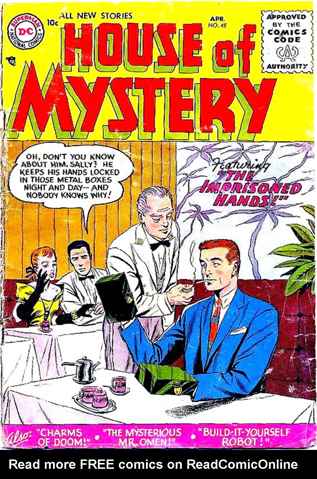 Read online House of Mystery (1951) comic -  Issue #49 - 1