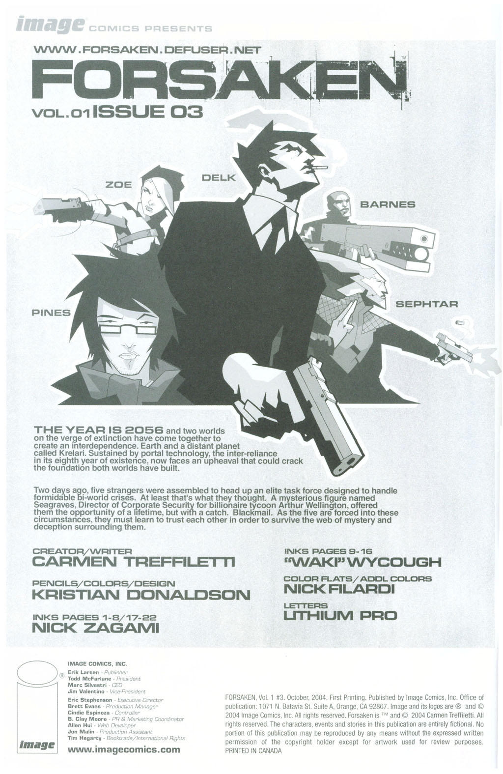 Read online Forsaken comic -  Issue #3 - 2