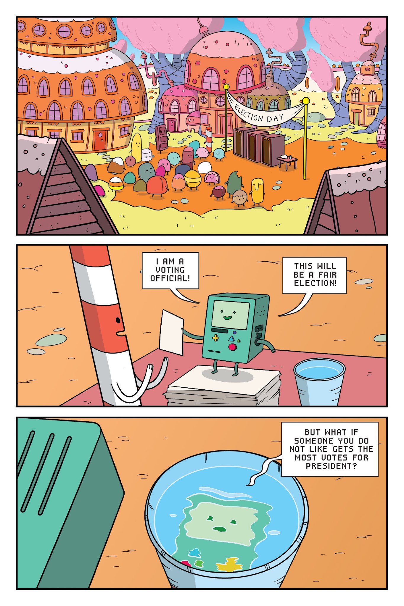 Read online Adventure Time: President Bubblegum comic -  Issue # TPB - 45