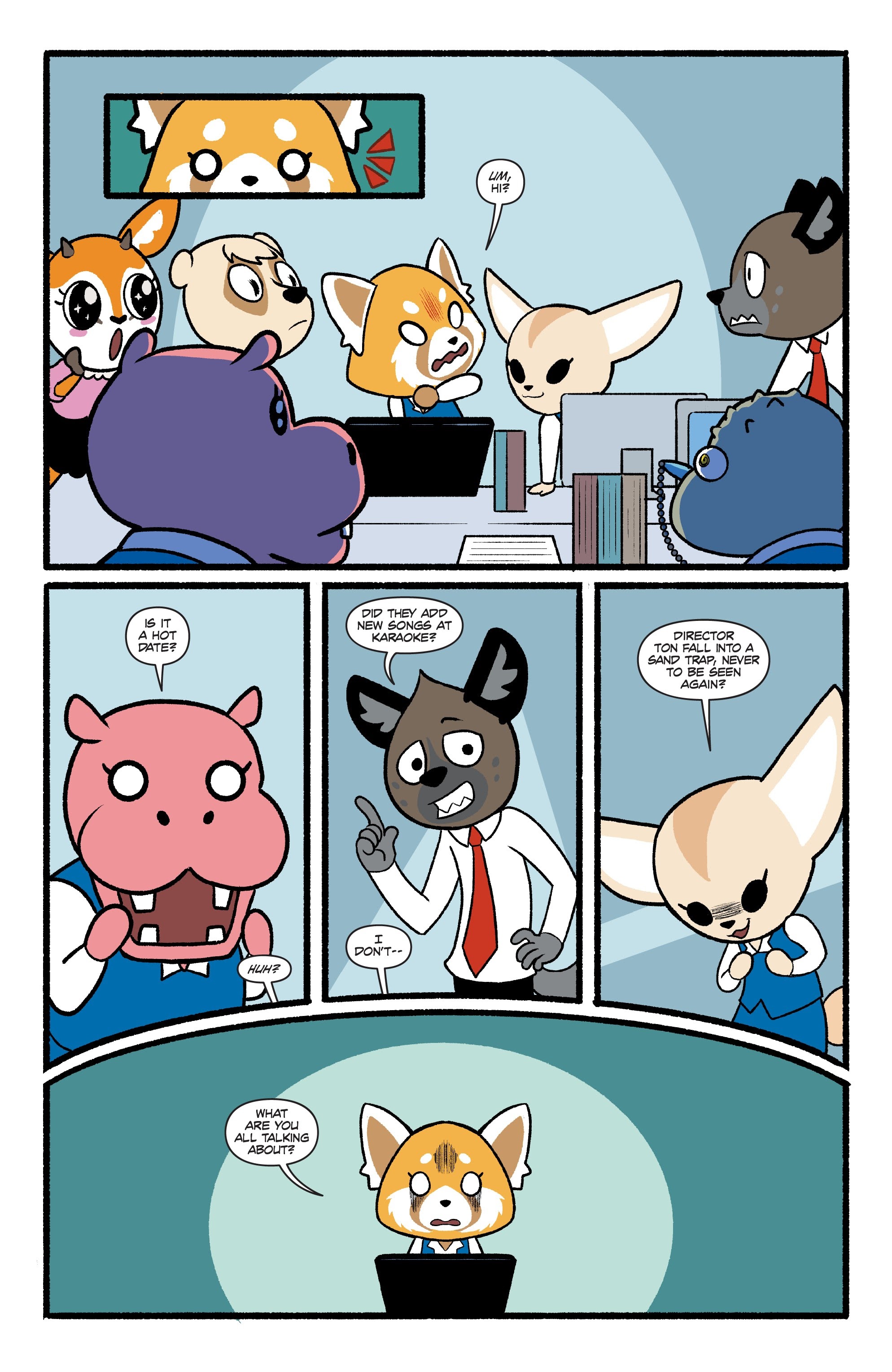 Read online Aggretsuko: Meet Her World comic -  Issue #3 - 4