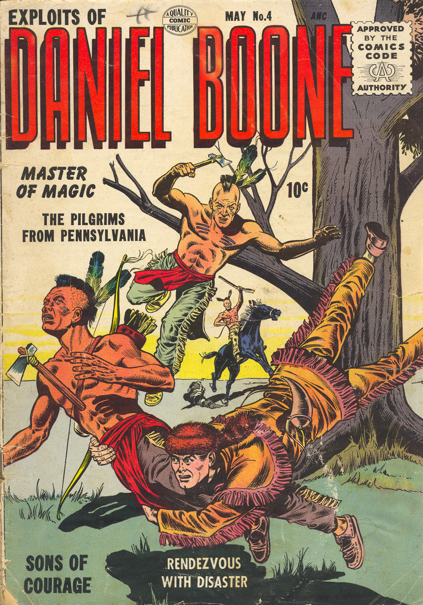 Read online Exploits of Daniel Boone comic -  Issue #4 - 37