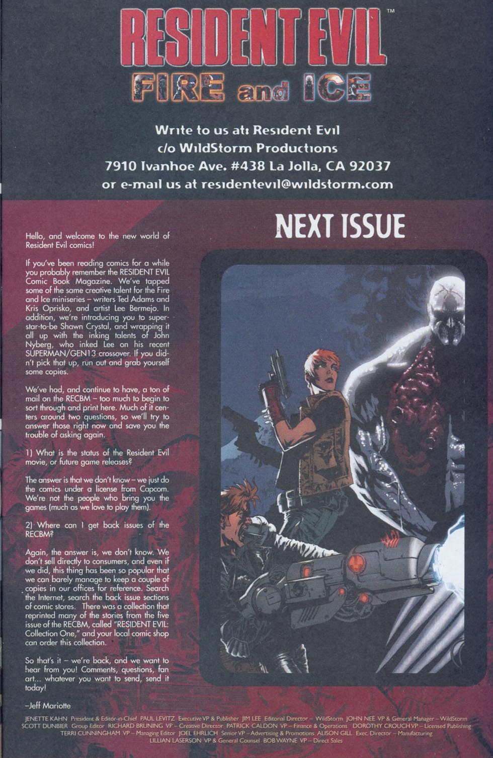 Read online Resident Evil: Fire and Ice comic -  Issue #1 - 21