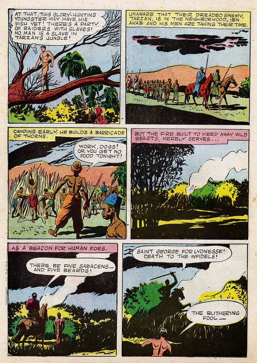Read online Tarzan (1948) comic -  Issue #13 - 22
