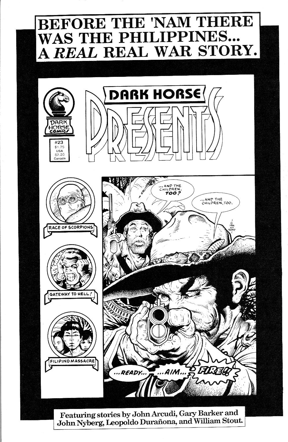 Read online Dark Horse Presents (1986) comic -  Issue #22 - 33