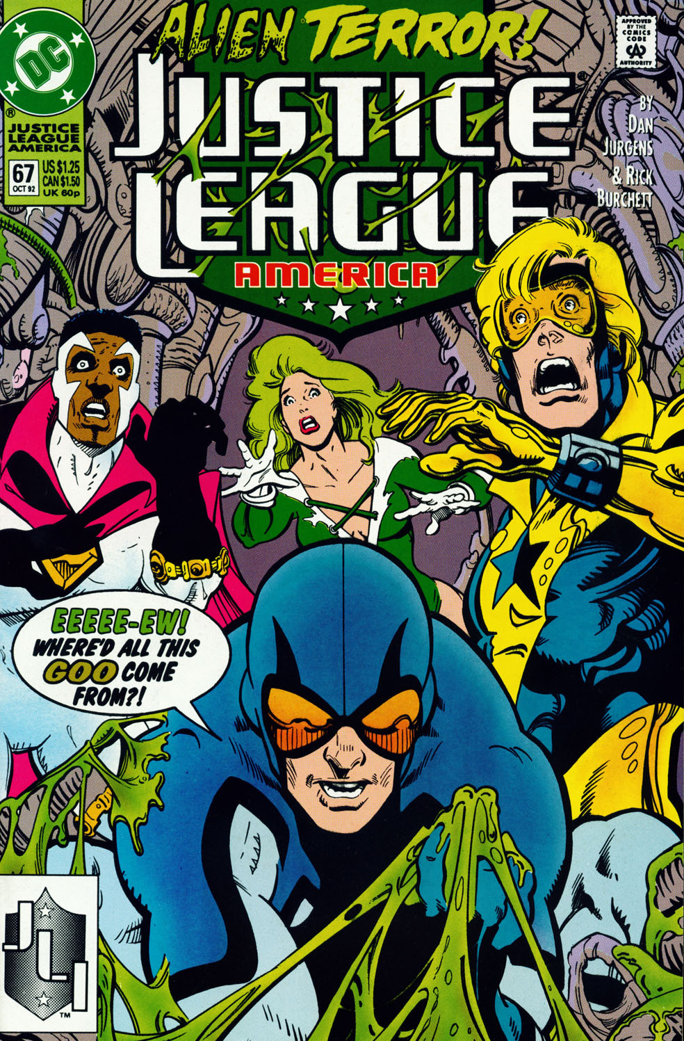Read online Justice League America comic -  Issue #67 - 1