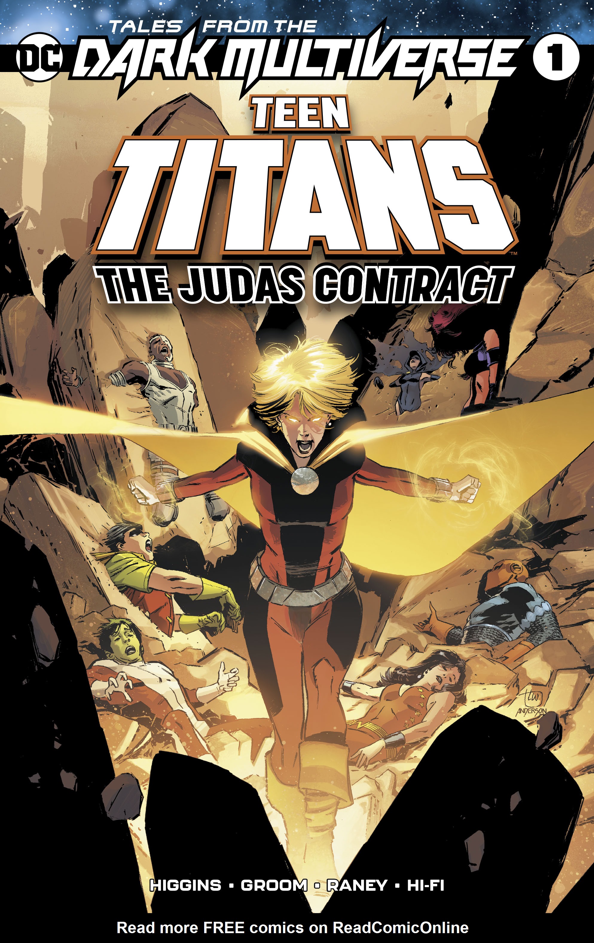 Read online Tales From the Dark Multiverse: Teen Titans: The Judas Contract comic -  Issue # Full - 1